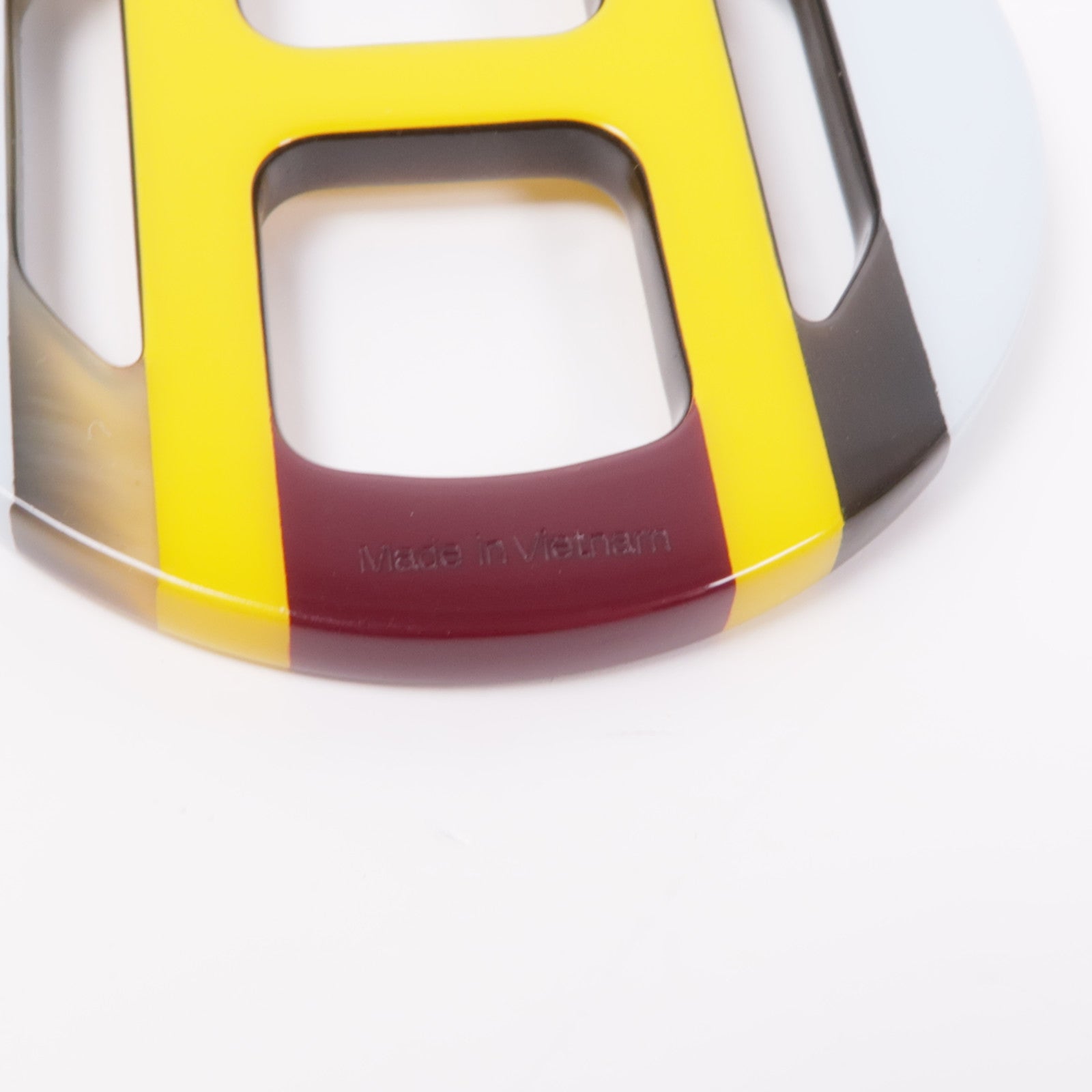 HERMES 水牛角H Equipe Earrings耳環