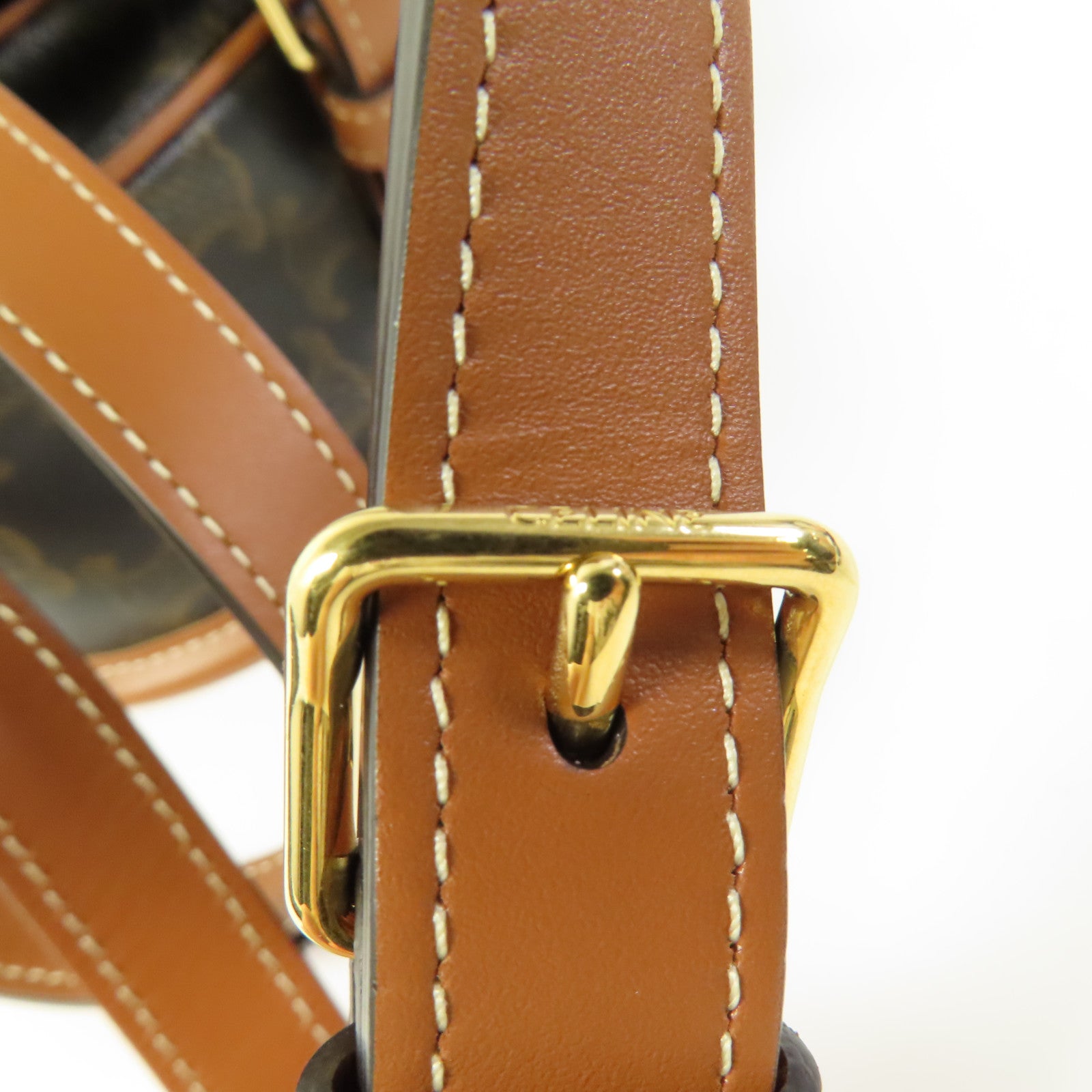 CELINE 塗層帆布Medium Folco肩背袋