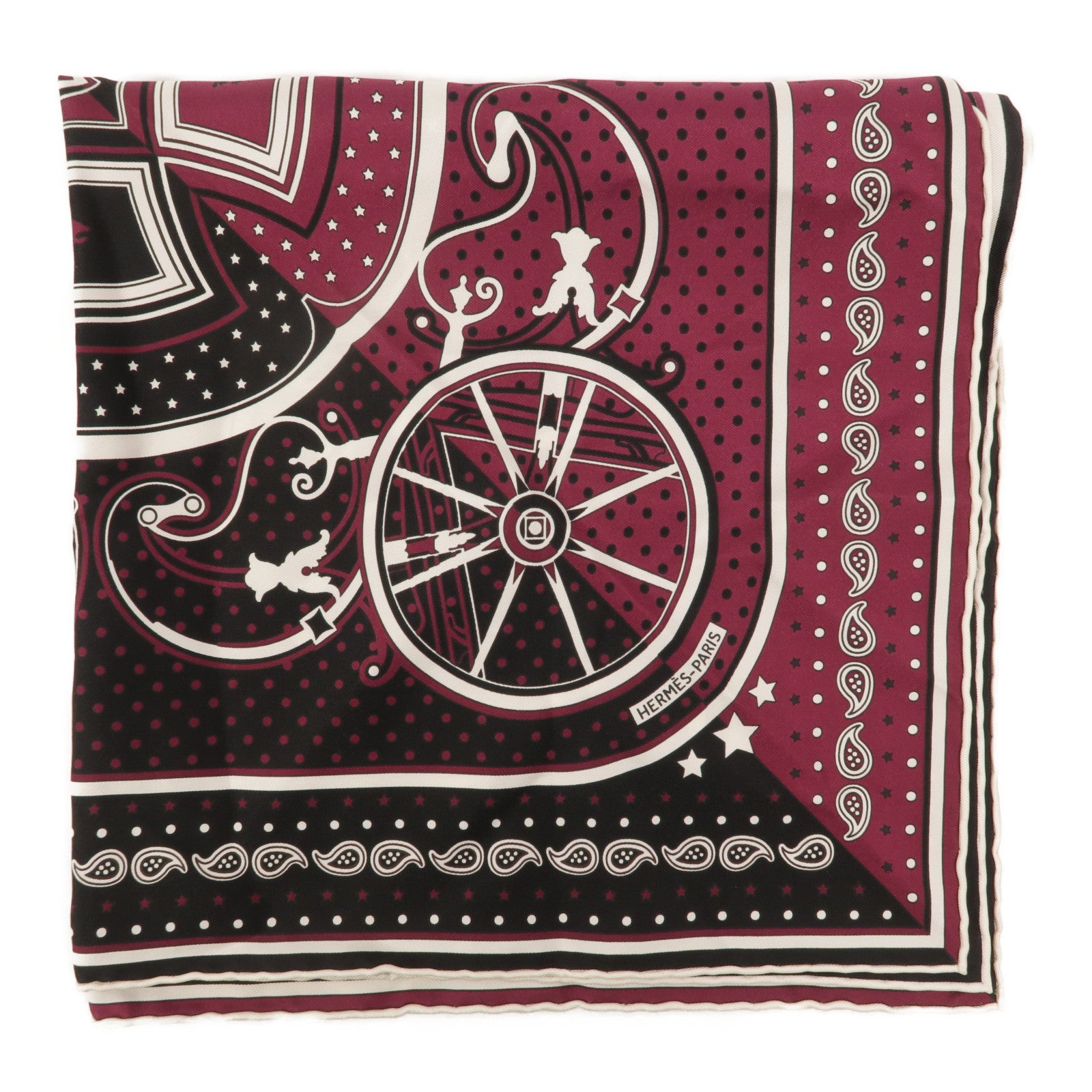 HERMES 絲質Bandana Scarf 55X55絲巾