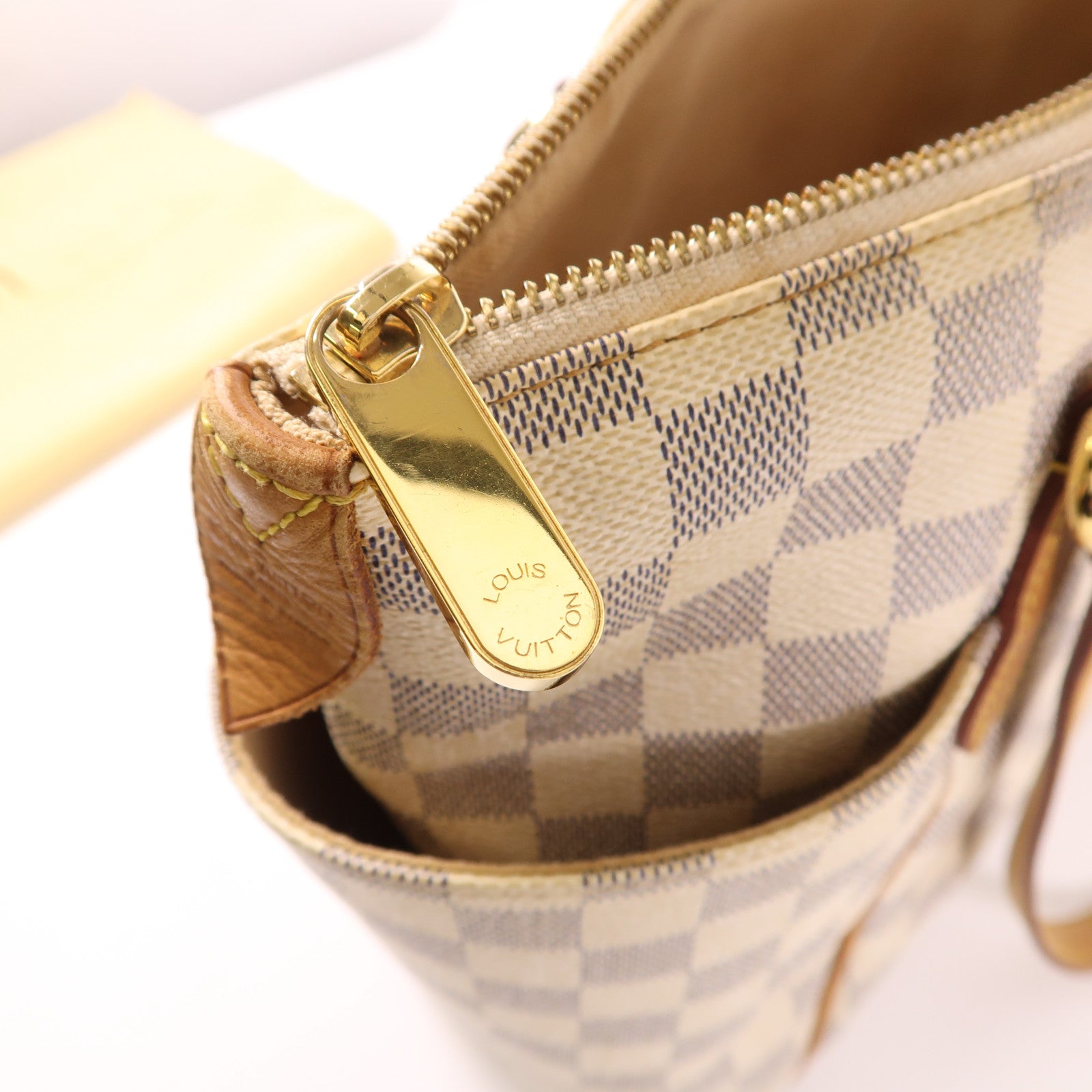 LOUIS VUITTON Damier Azur Totally PM金扣肩背袋