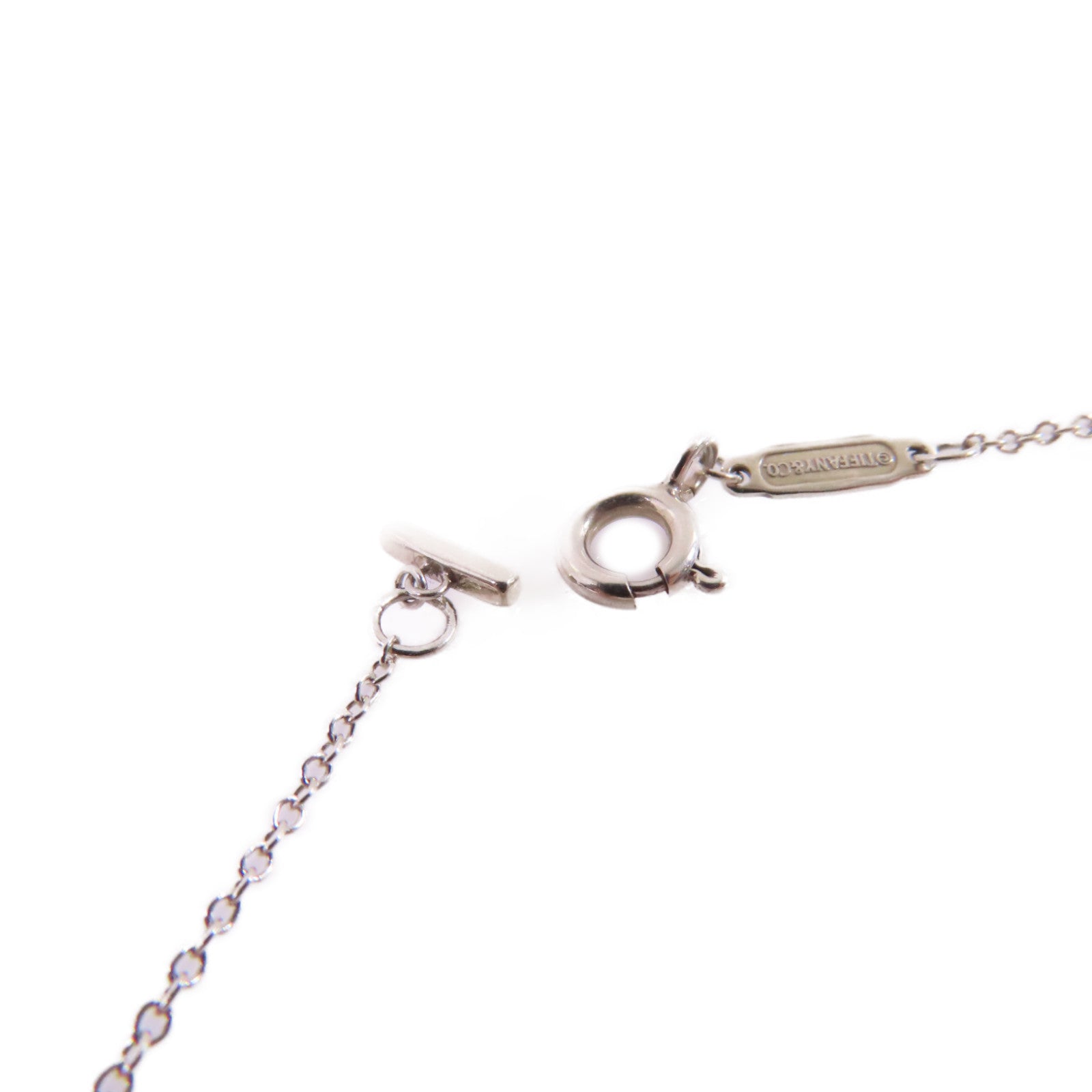 TIFFANY＆CO 925純銀T-Smile Necklace項鏈