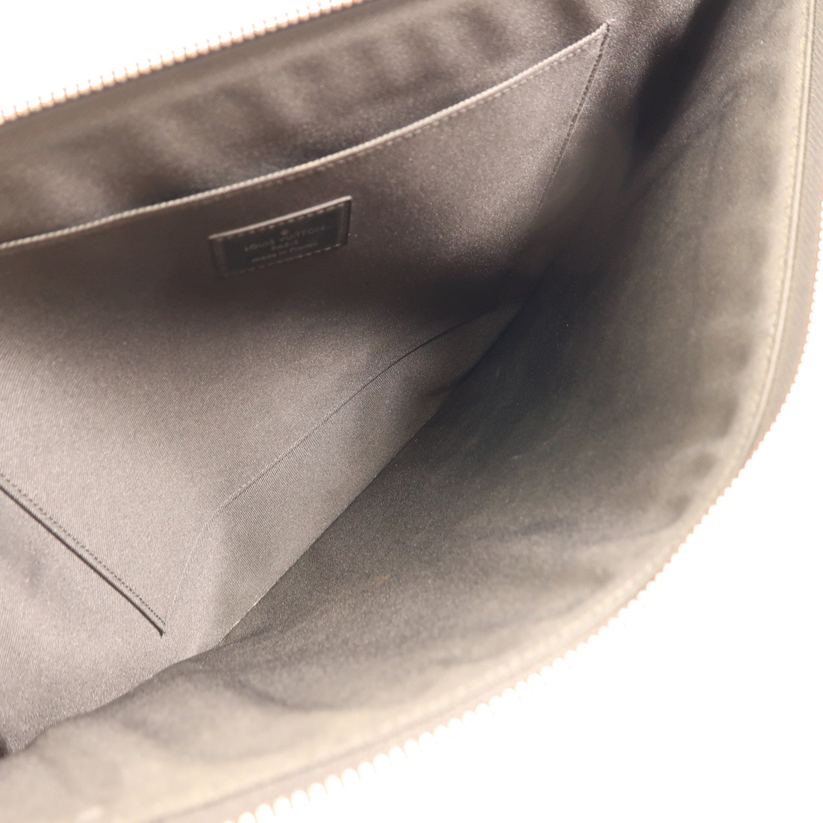 LOUIS VUITTON Damier Graphite Pochette Joule GM銀扣手拿包