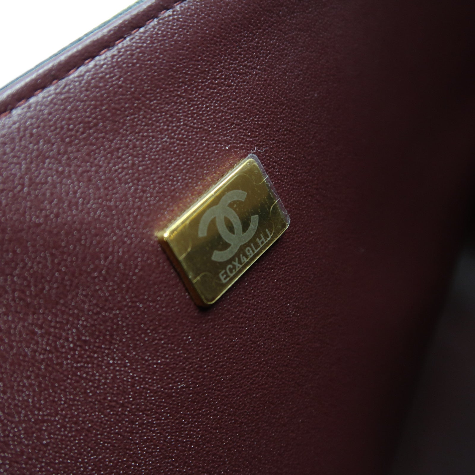 CHANEL 菱格皮革Classic Jumbo金扣鏈帶肩背袋黑色