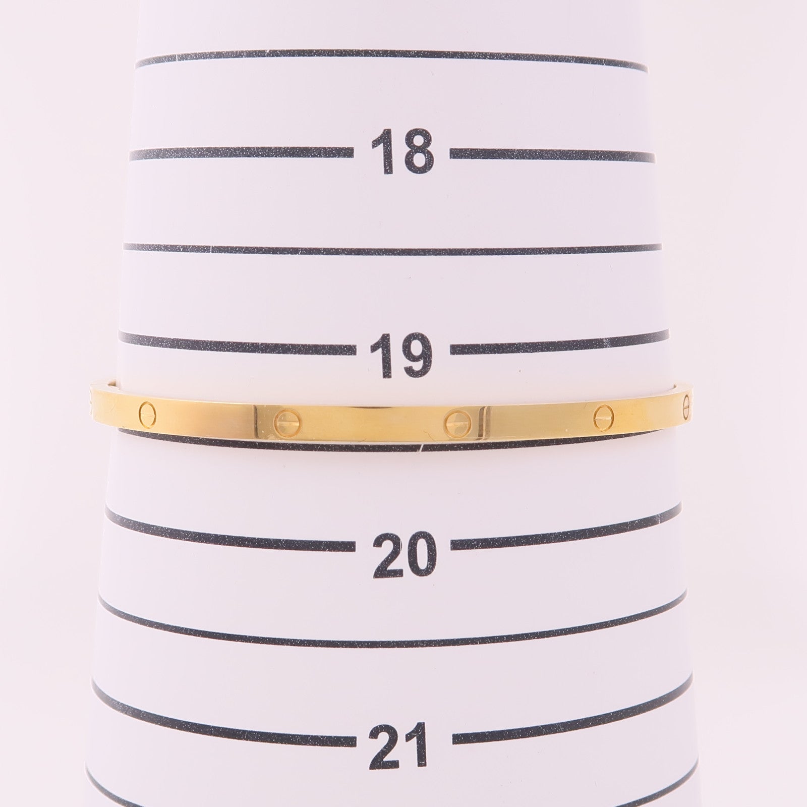 CARTIER 18K黃金Love Bangle手鐲