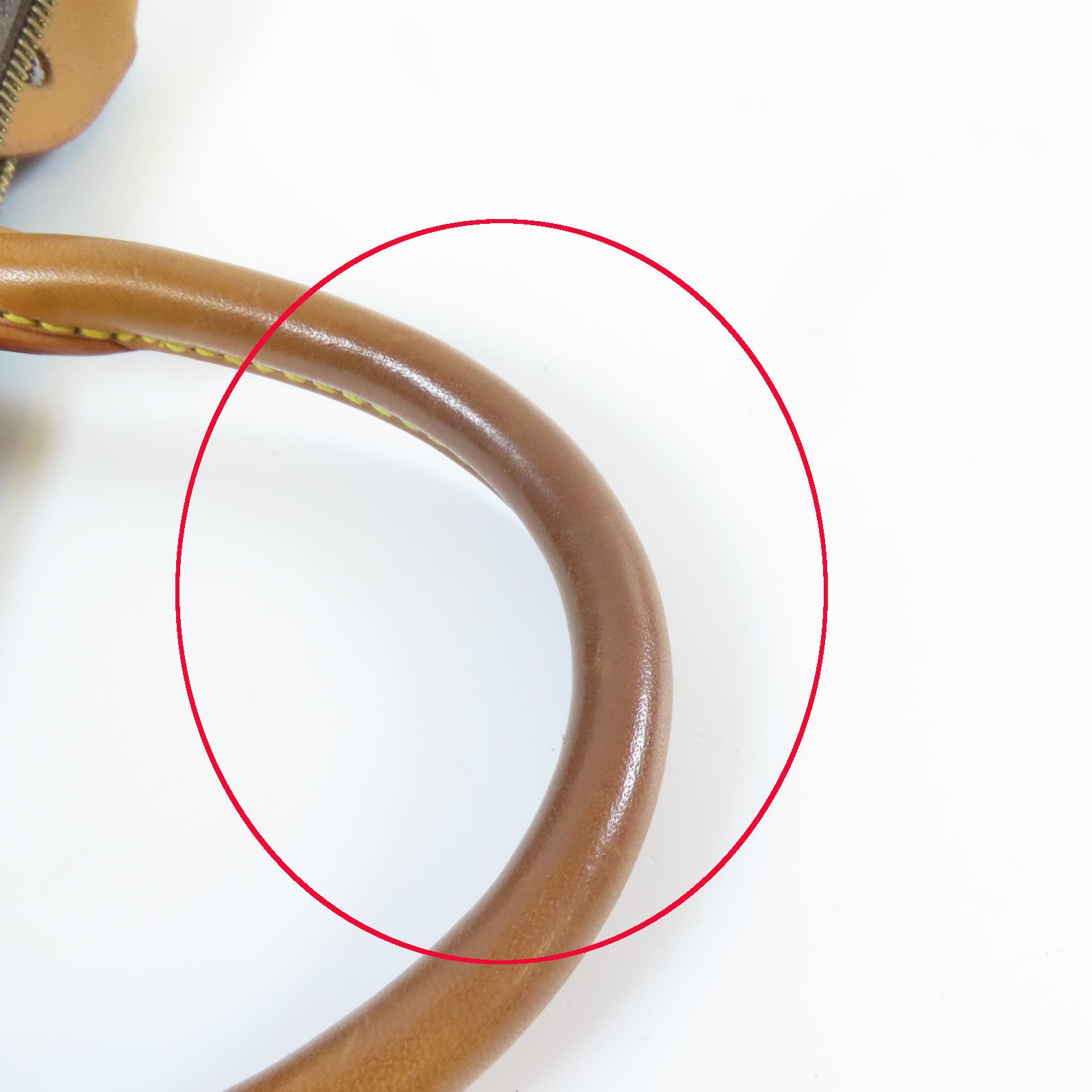 LOUIS VUITTON Monogram Speedy 35金扣手挽袋啡色