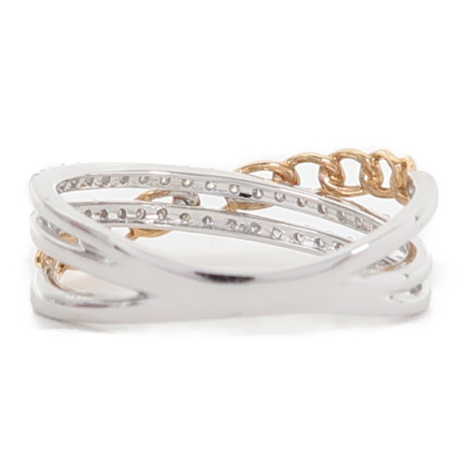 JEWELRY 18K白金Ring 0.32ct鑽石戒指US#6.75