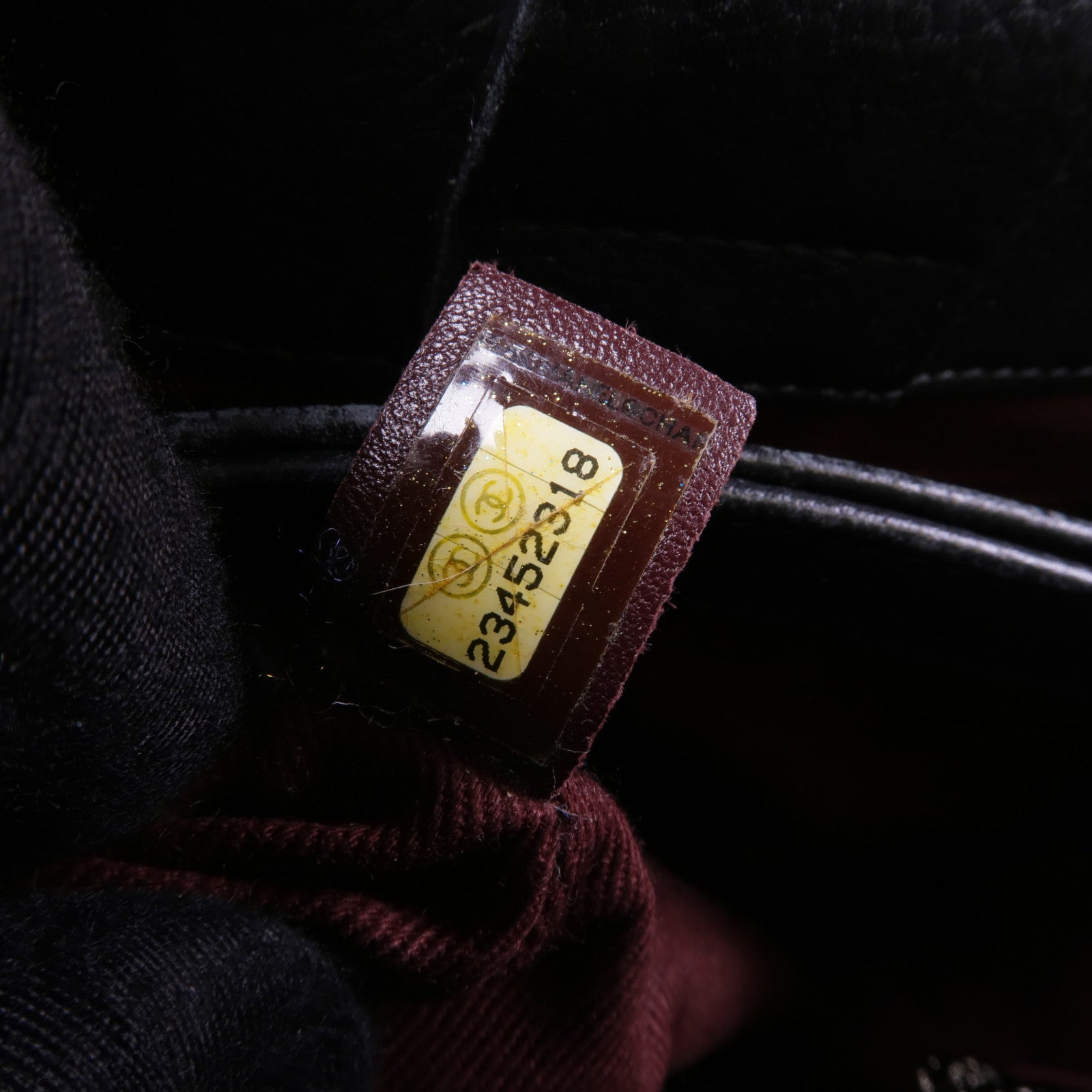 CHANEL 牛皮皮革Handbag銀扣手挽袋