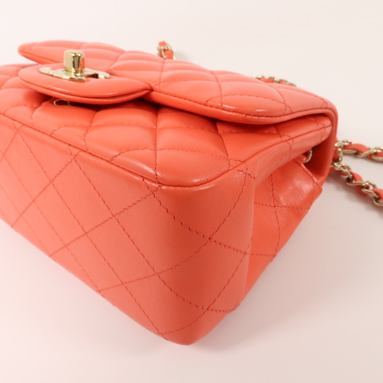 CHANEL 羊皮皮革Classic 17鏈帶肩背袋