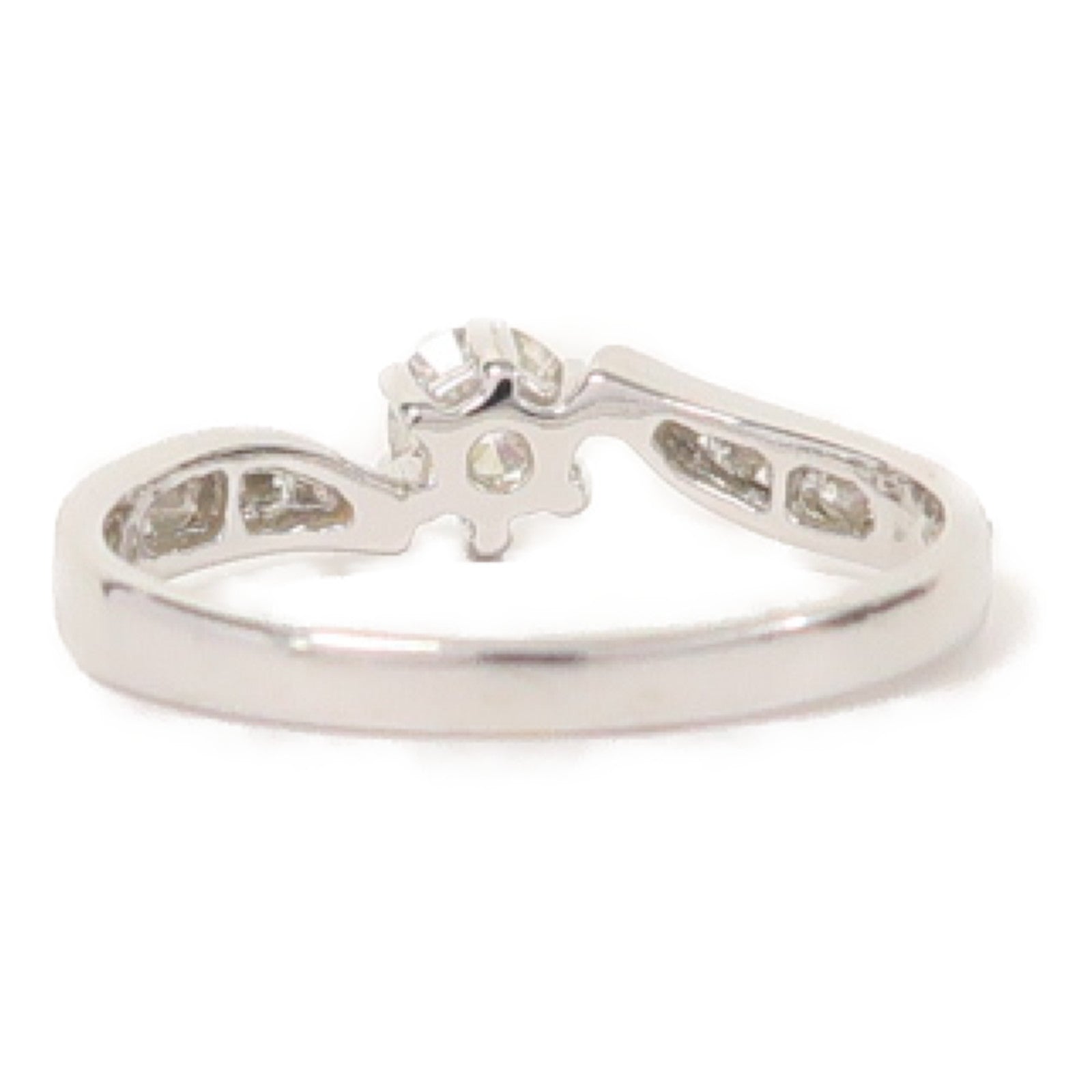JEWELRY 【激減優惠】18K白金Diamond Ring0.26ct鑽石戒指US#5.5