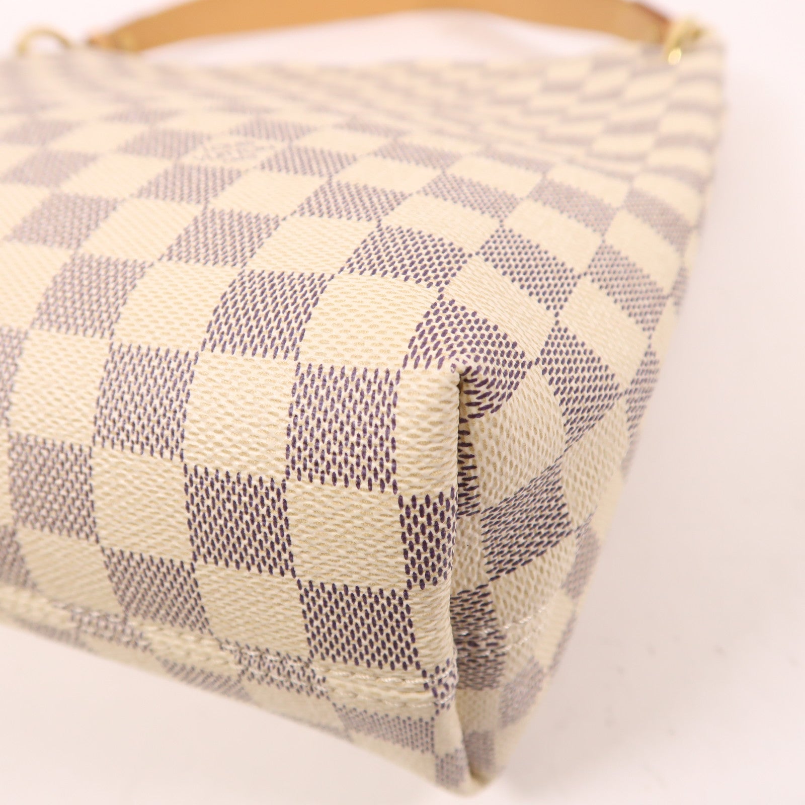 LOUIS VUITTON Damier Azur Sac Gracefui PM金扣肩背袋