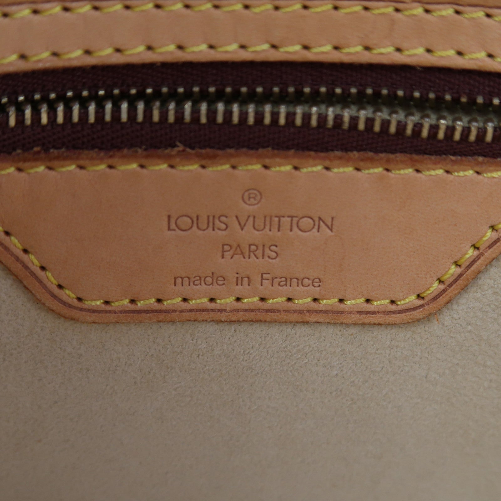 LOUIS VUITTON Monogram Cite金扣肩背袋啡色