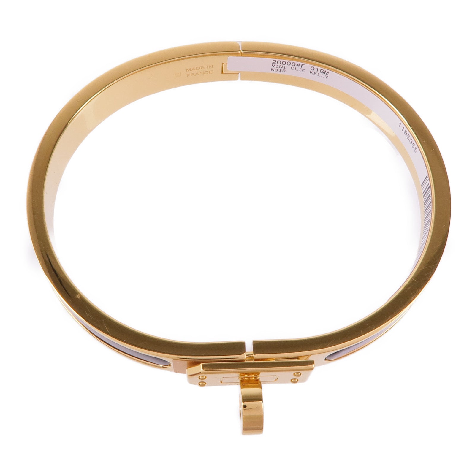HERMES 金屬/琺瑯Mini Clic Kelly手鐲
