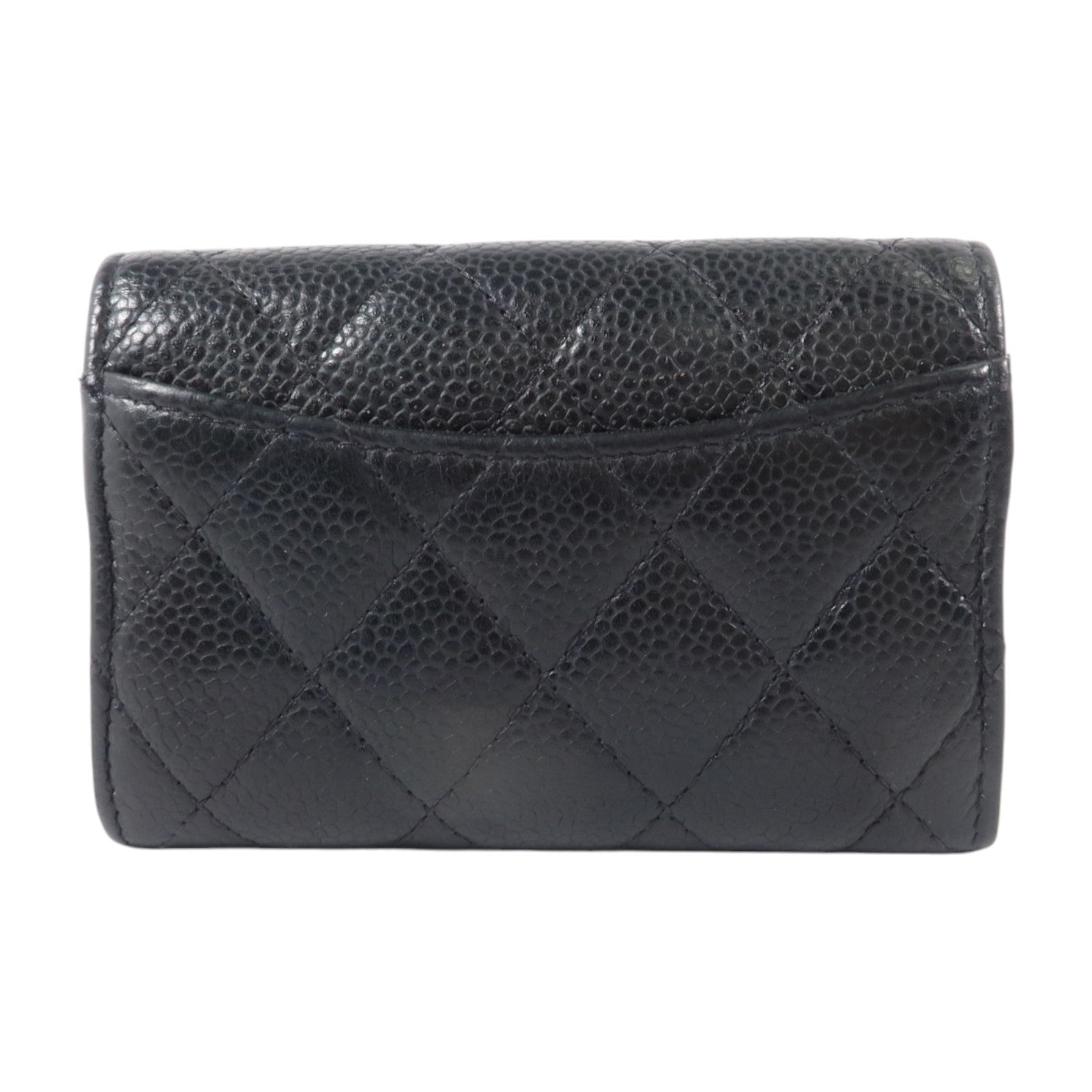 CHANEL 牛皮皮革Classic Flap Card Holder銀扣卡片套
