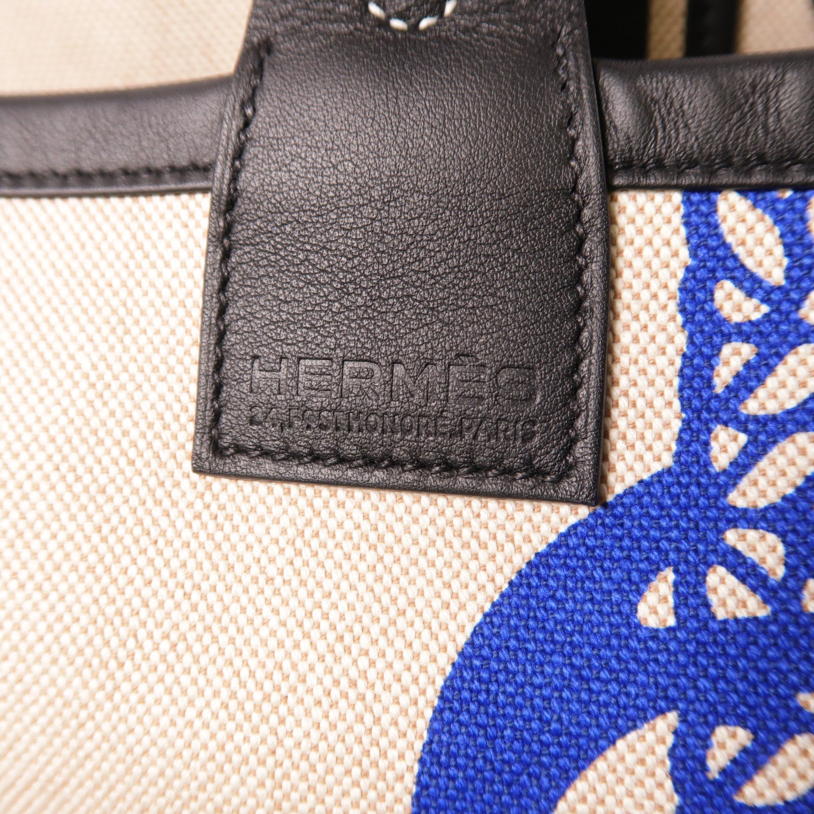 HERMES 帆布Steeple 28肩背袋