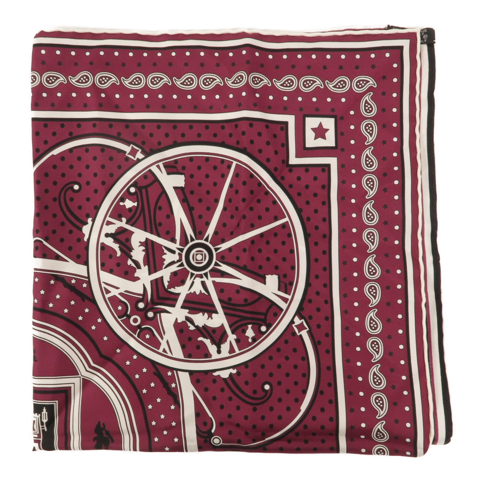 HERMES 絲質Bandana Scarf 55X55絲巾