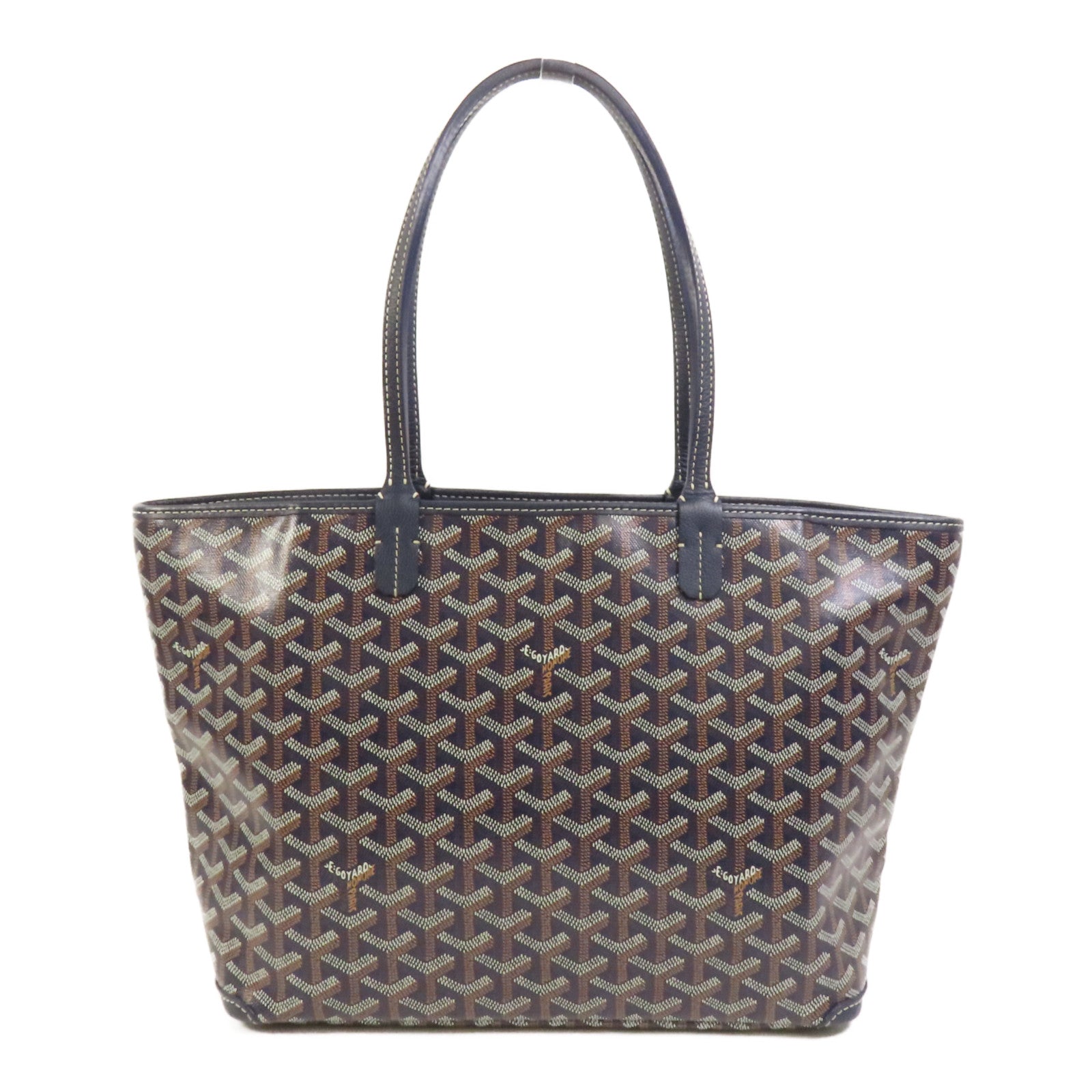 GOYARD 塗層帆布Artois PM銀扣手挽袋