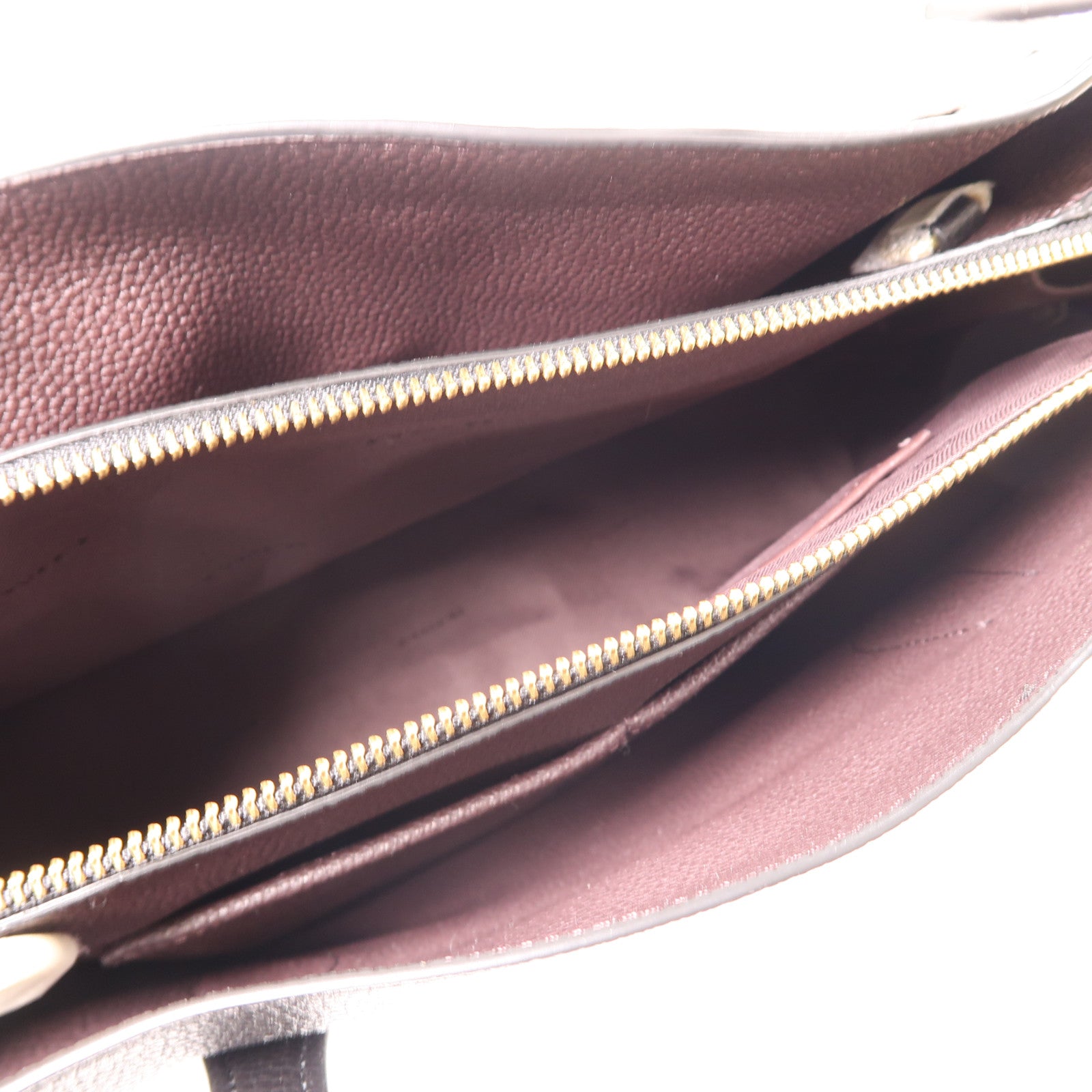 COACH GHW Tote Bag Shoulder Bag Calfskin Leather