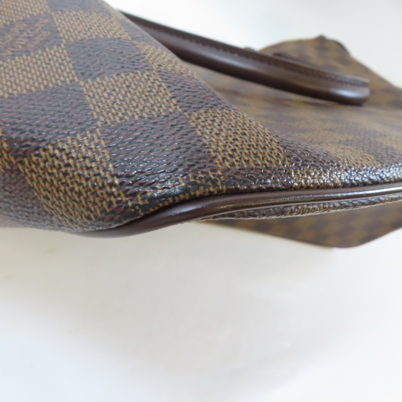 LOUIS VUITTON 【激減優惠】Damier Saleya MM金扣手挽袋啡色