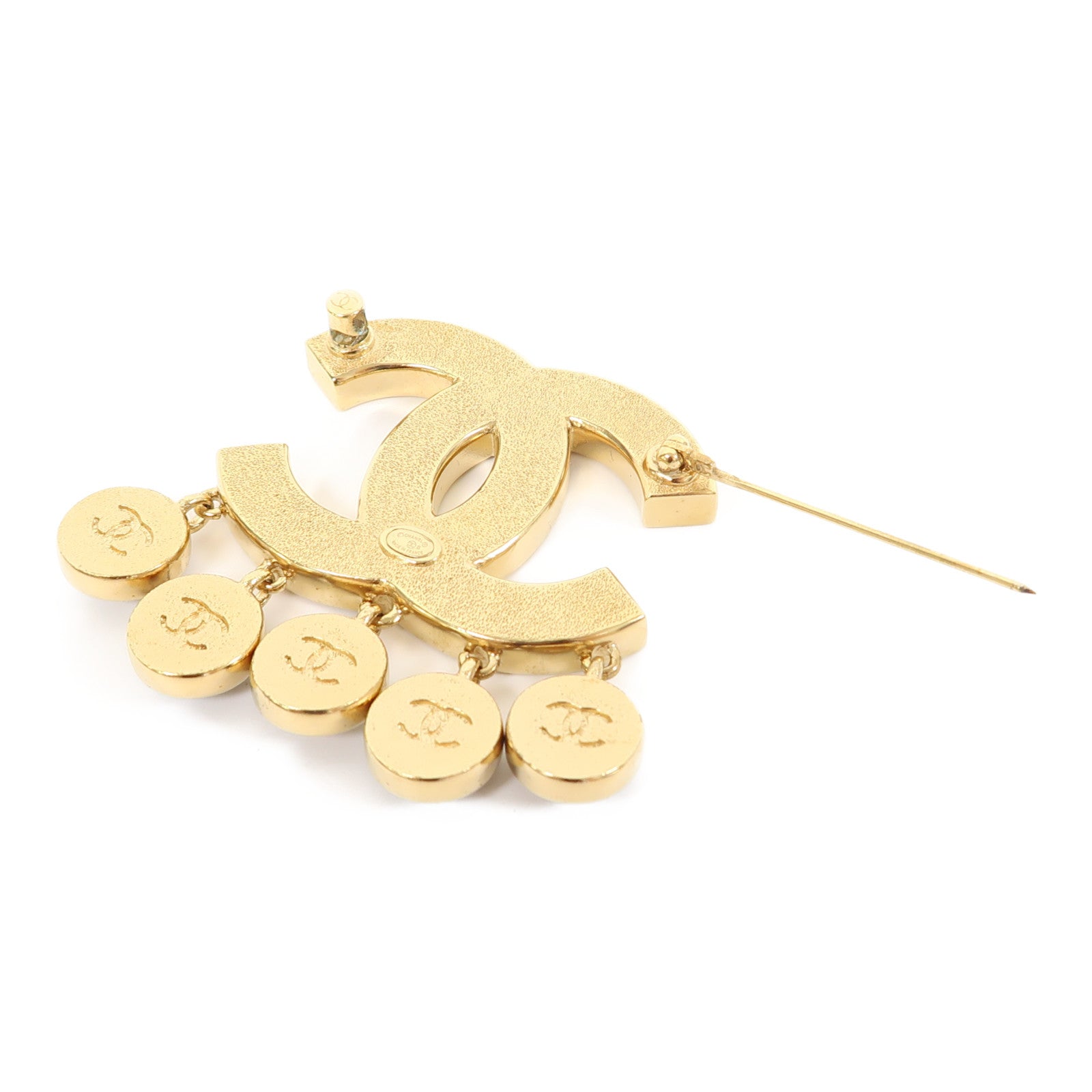 CHANEL 金屬/PVC Brooch胸針黑色
