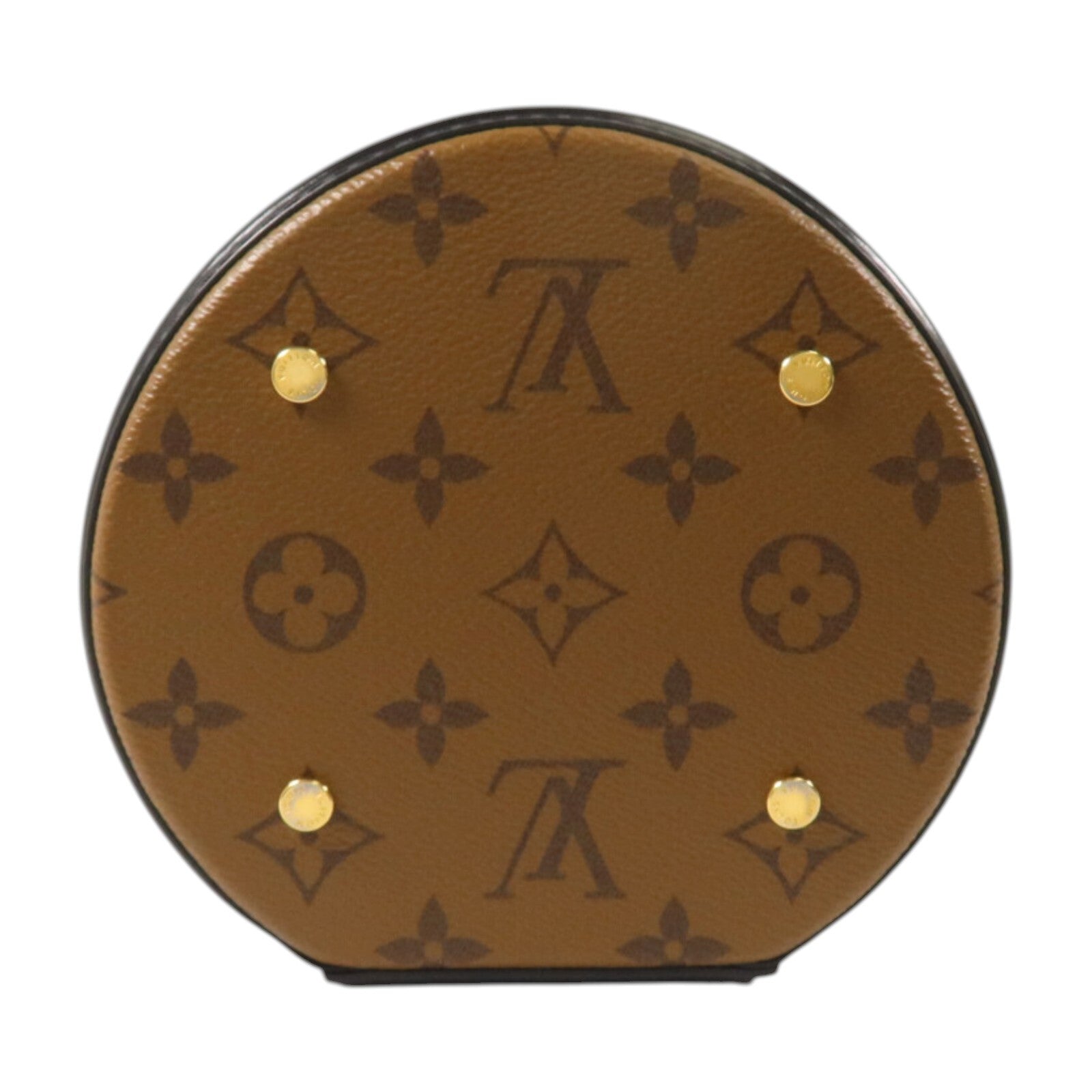LOUIS VUITTON Monogram Reverse Cannes金扣手挽肩背兩用袋