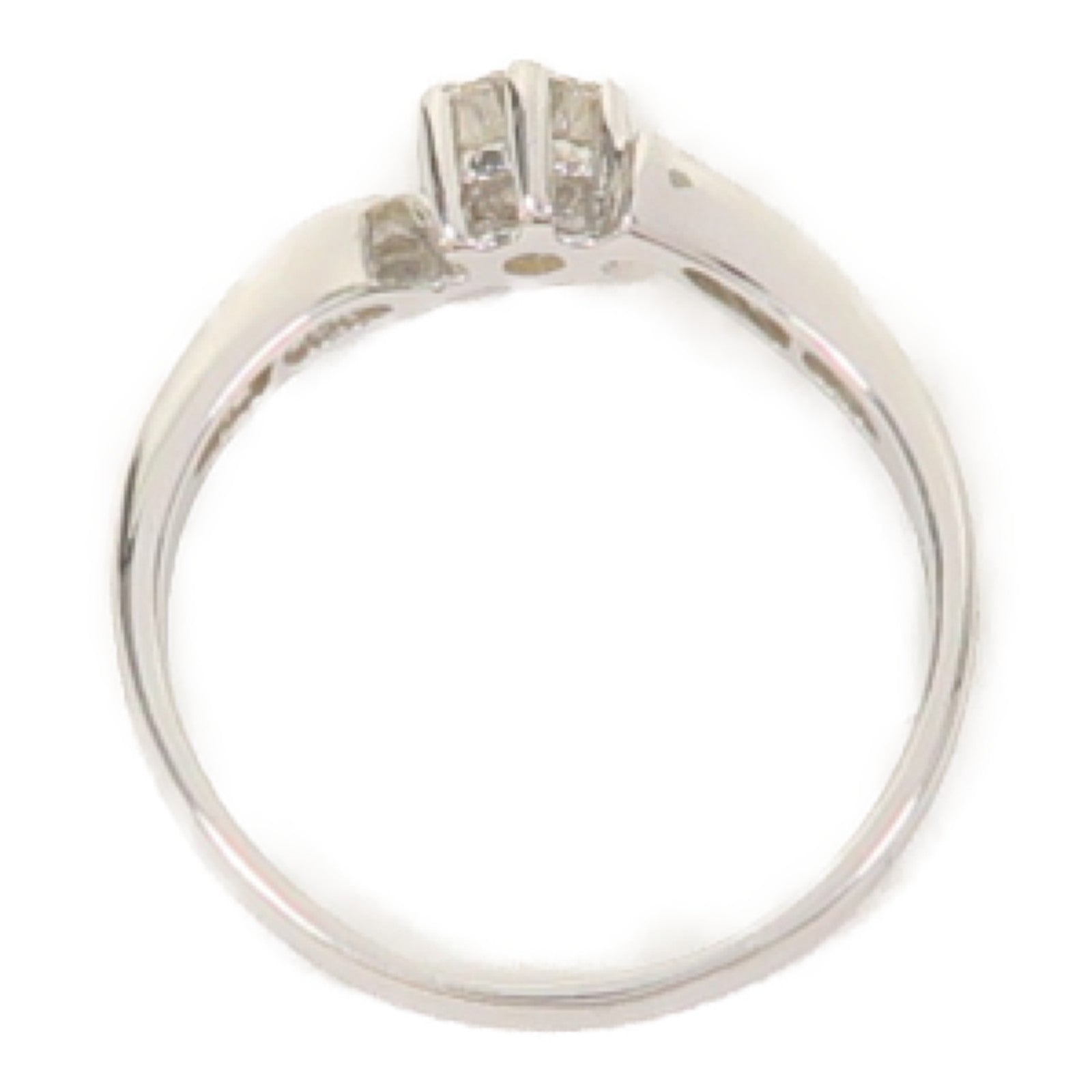 JEWELRY 【激減優惠】18K白金Diamond Ring0.26ct鑽石戒指US#5.5