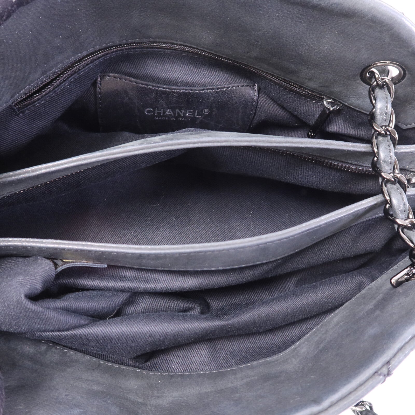 CHANEL 牛皮皮革Chain Shoulder Bag鏈帶肩背袋