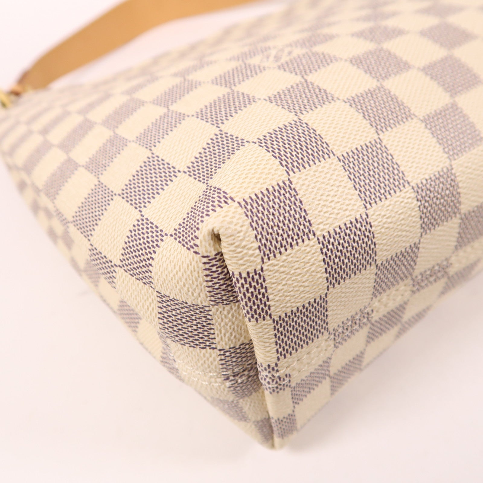 LOUIS VUITTON Damier Azur Sac Gracefui PM金扣肩背袋