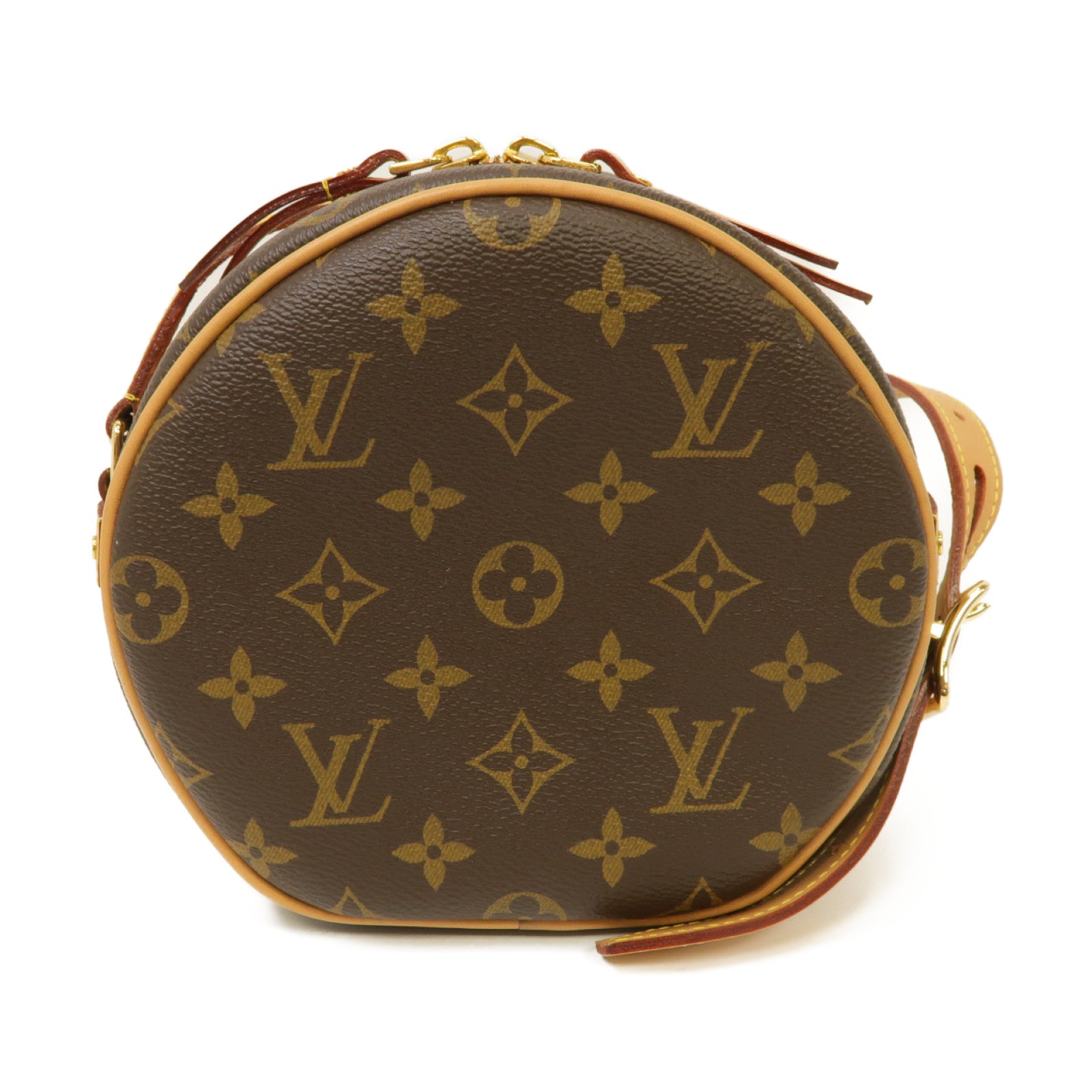 LOUIS VUITTON Monogram Boite Chapeau Souple PM金扣肩背袋啡色