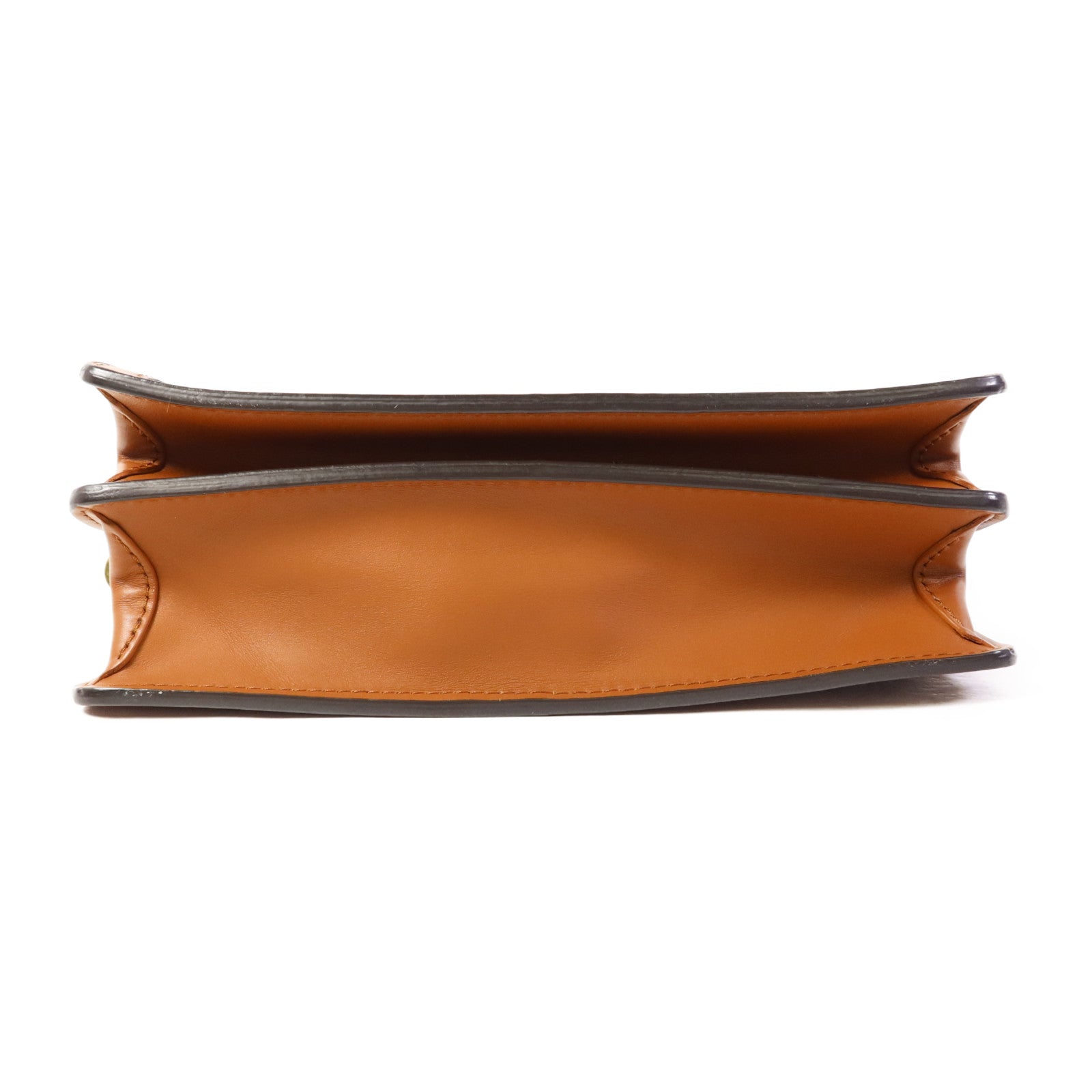 LOUIS VUITTON Monogram/Monogram Reverse Dauphine MM金扣手挽肩背兩用袋棕色