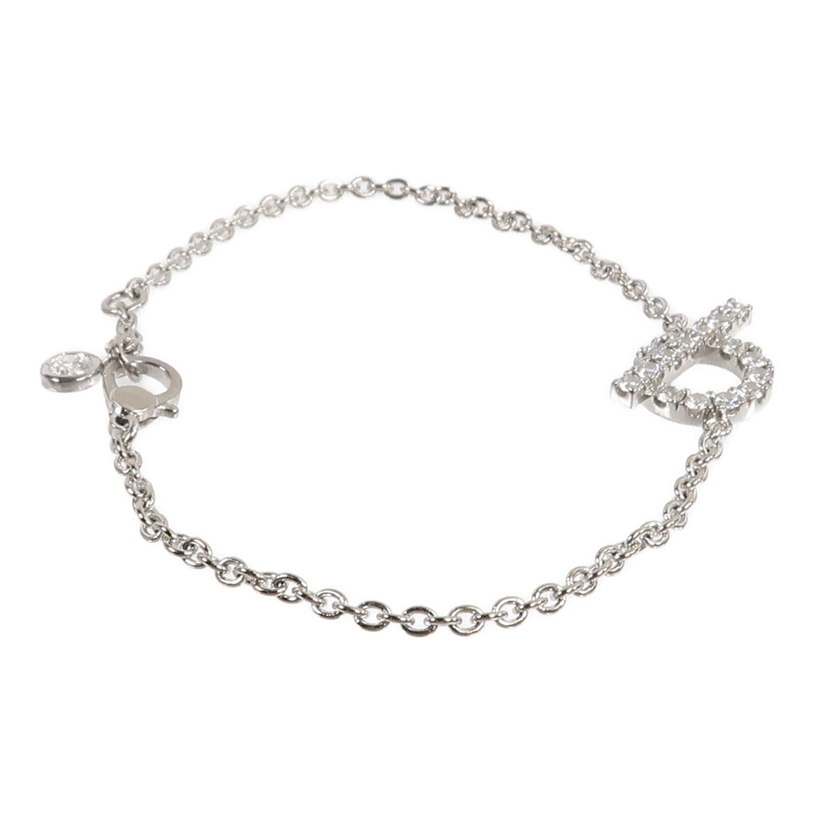 HERMES 18K白金Finesse Bractlet手鏈