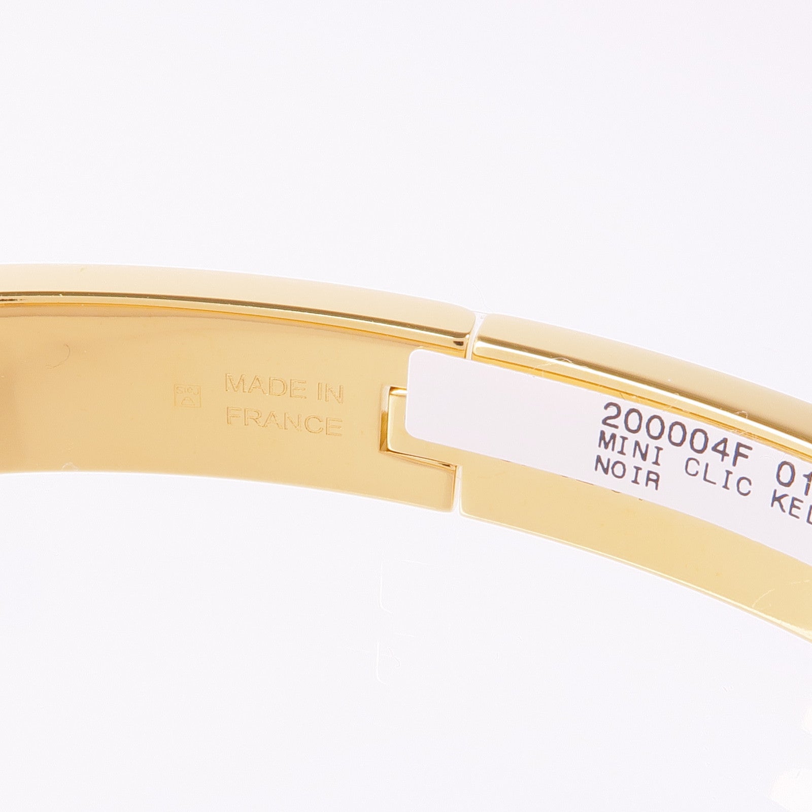 HERMES 【激減優惠】金屬/琺瑯Mini Clic Kelly手鐲