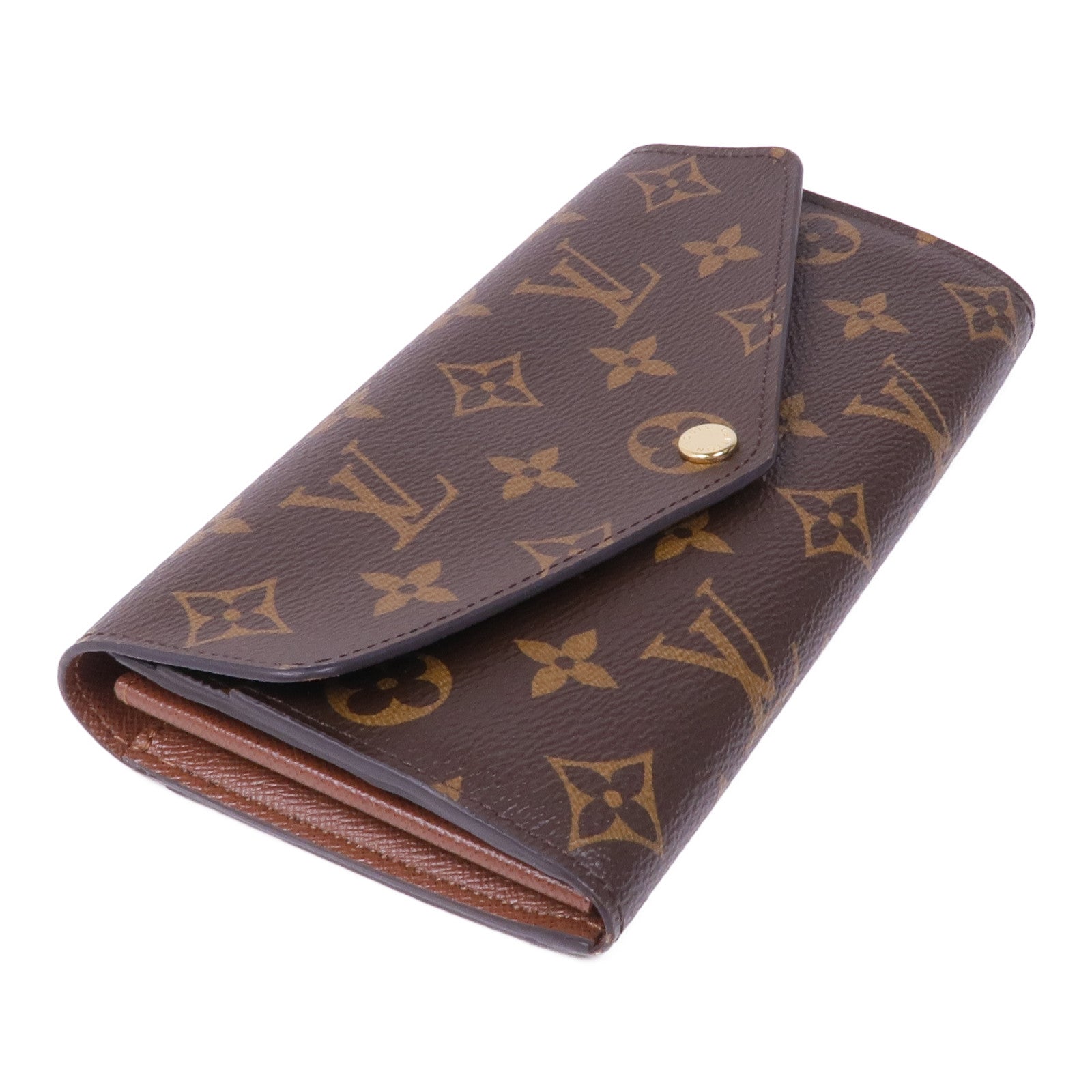 LOUIS VUITTON Monogram Portefeuille Sara金扣長錢包
