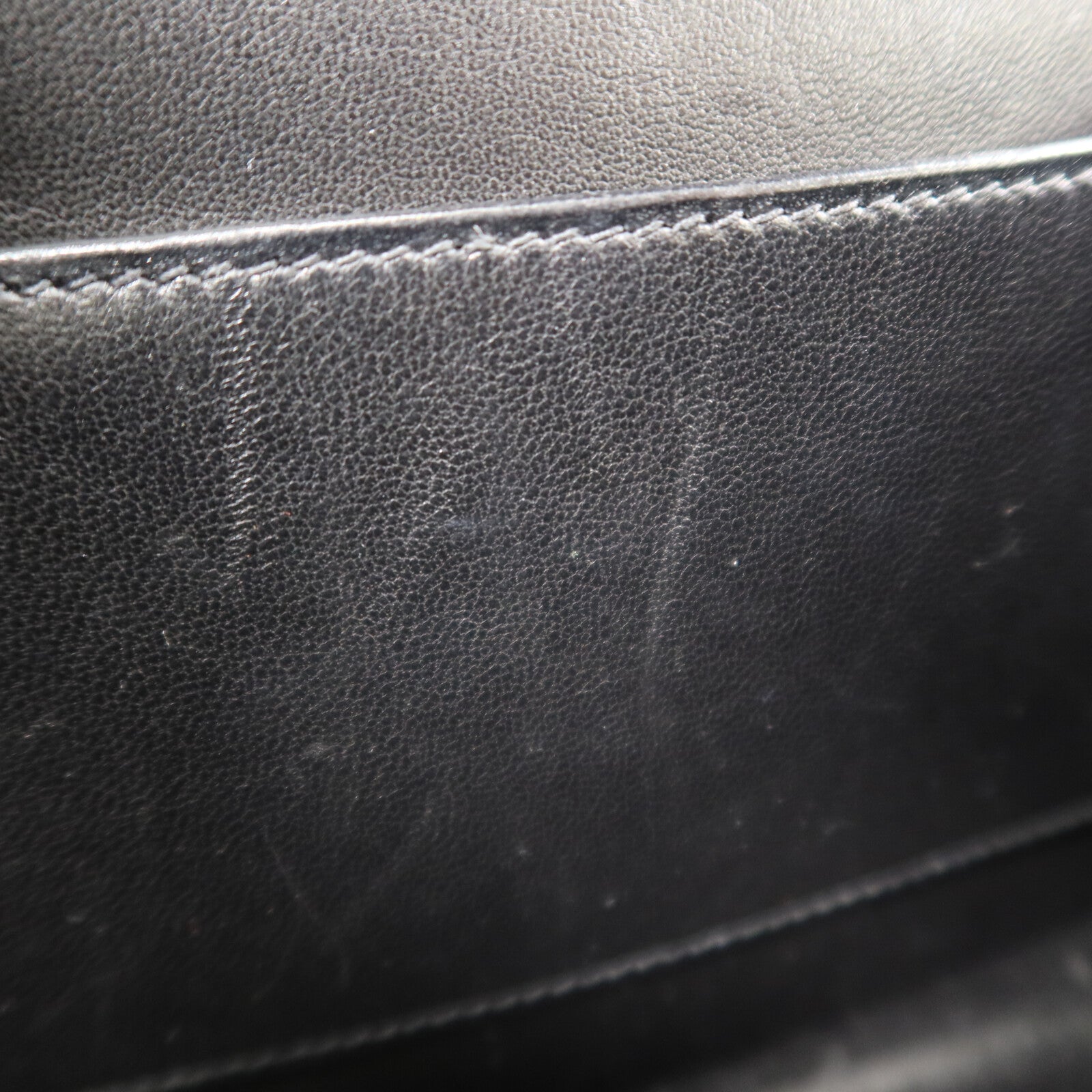 HERMES Box皮革Constance Mini肩背袋Noir