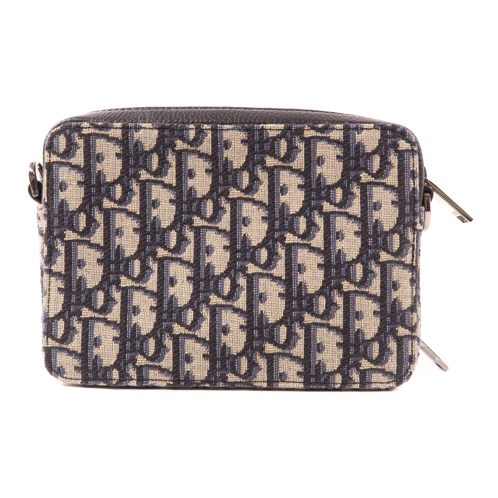 Dior 帆布Oblique Camera Bag銀扣肩背袋