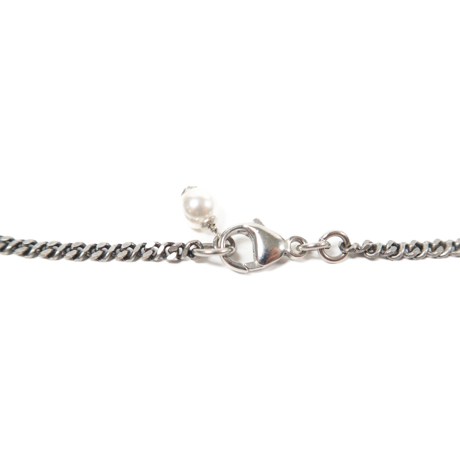 CHANEL 金屬Necklace項鏈銀色