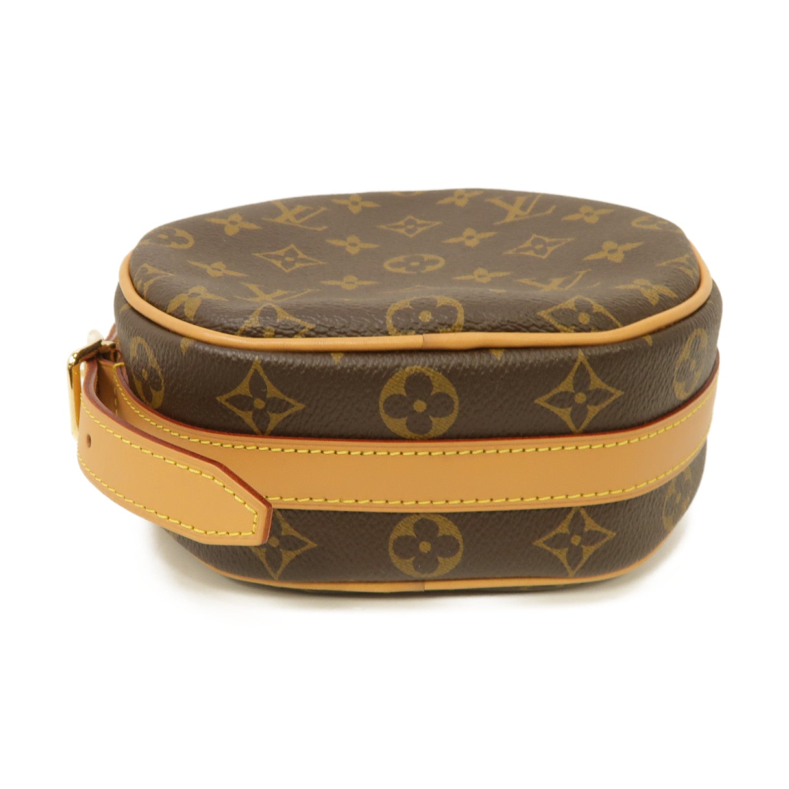 LOUIS VUITTON Monogram Boite Chapeau Souple PM金扣肩背袋啡色