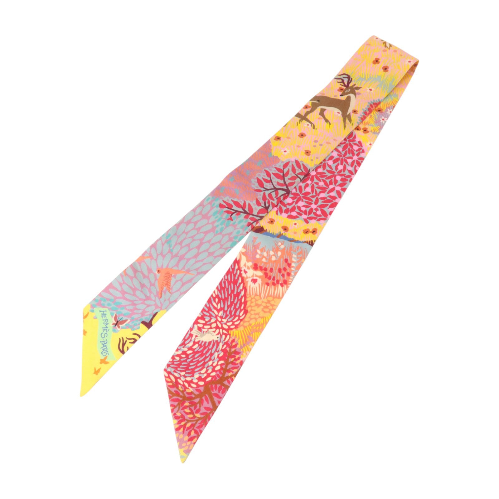 HERMES 絲質Twilly絲巾
