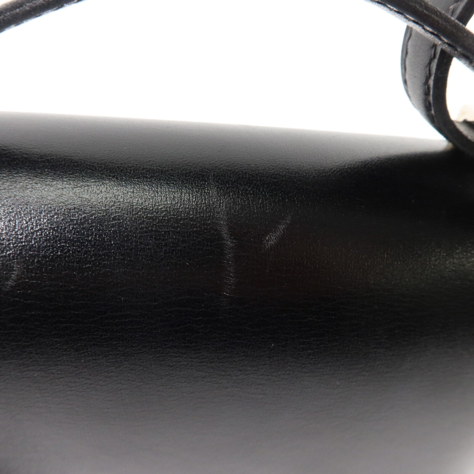 HERMES Box皮革Constance Mini肩背袋Noir