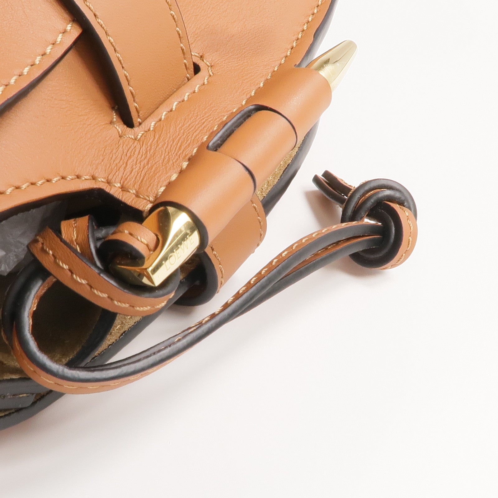LOEWE 牛皮皮革Gate Small金扣肩背袋