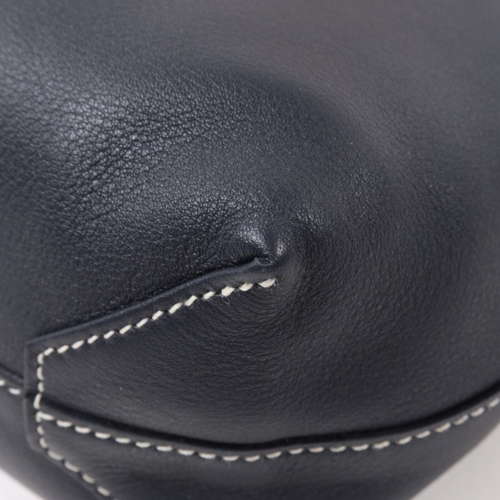 HERMES Swift皮革Double Sens 36手挽袋Bleu Indigo/Jaune d'Or/Cuivre