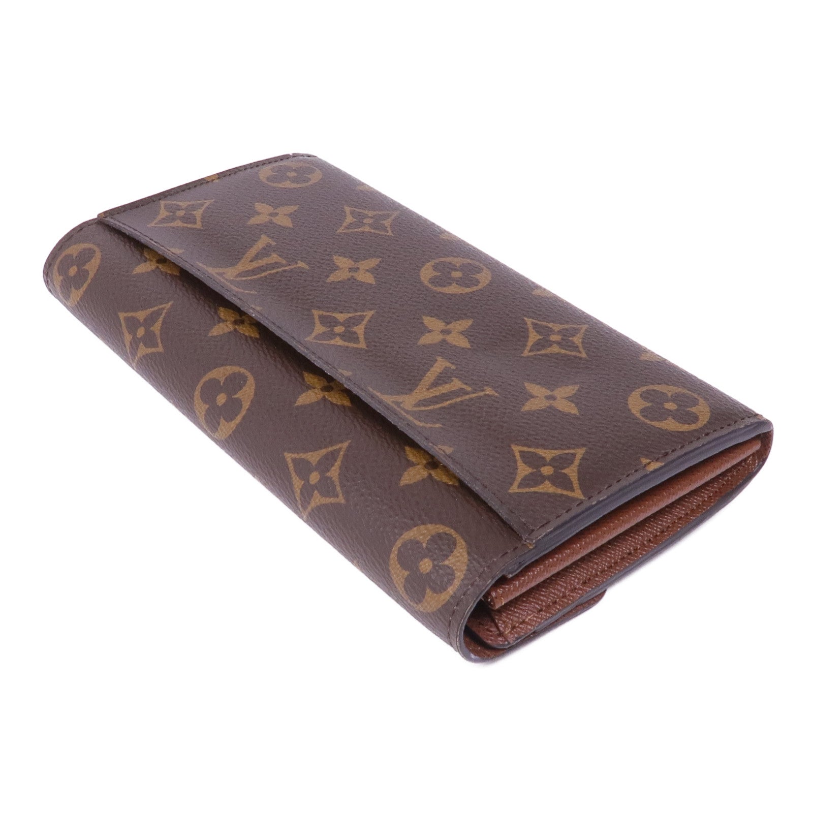LOUIS VUITTON Monogram Portefeuille Sara金扣長錢包