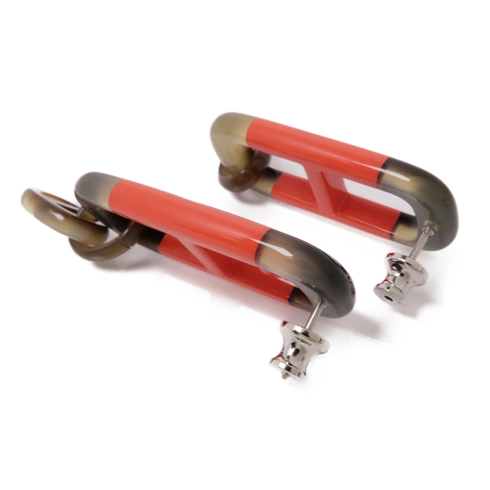 HERMES 水牛角Earrings耳環