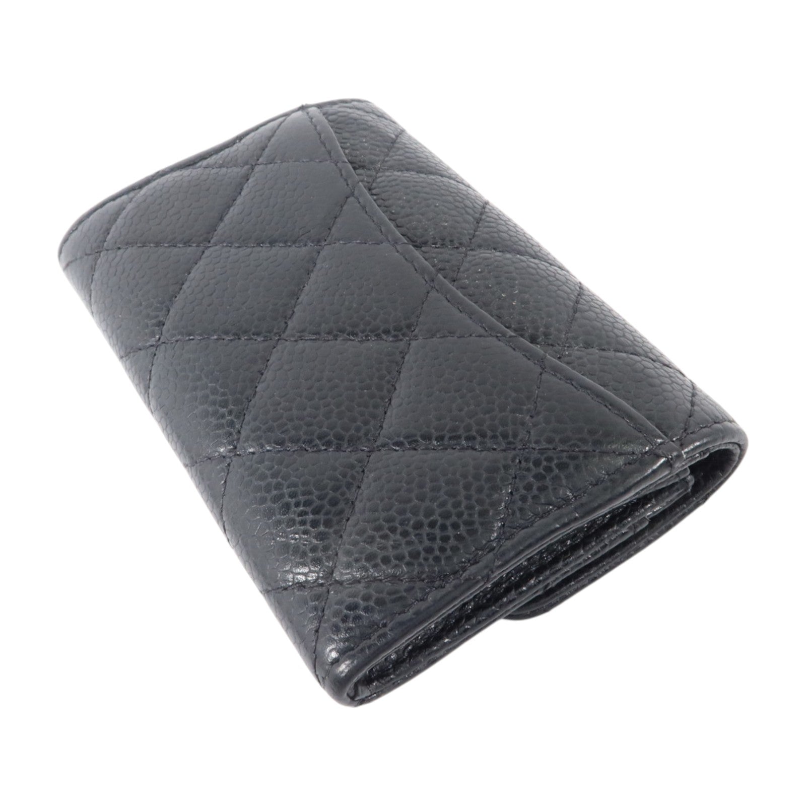CHANEL 牛皮皮革Classic Flap Card Holder銀扣卡片套