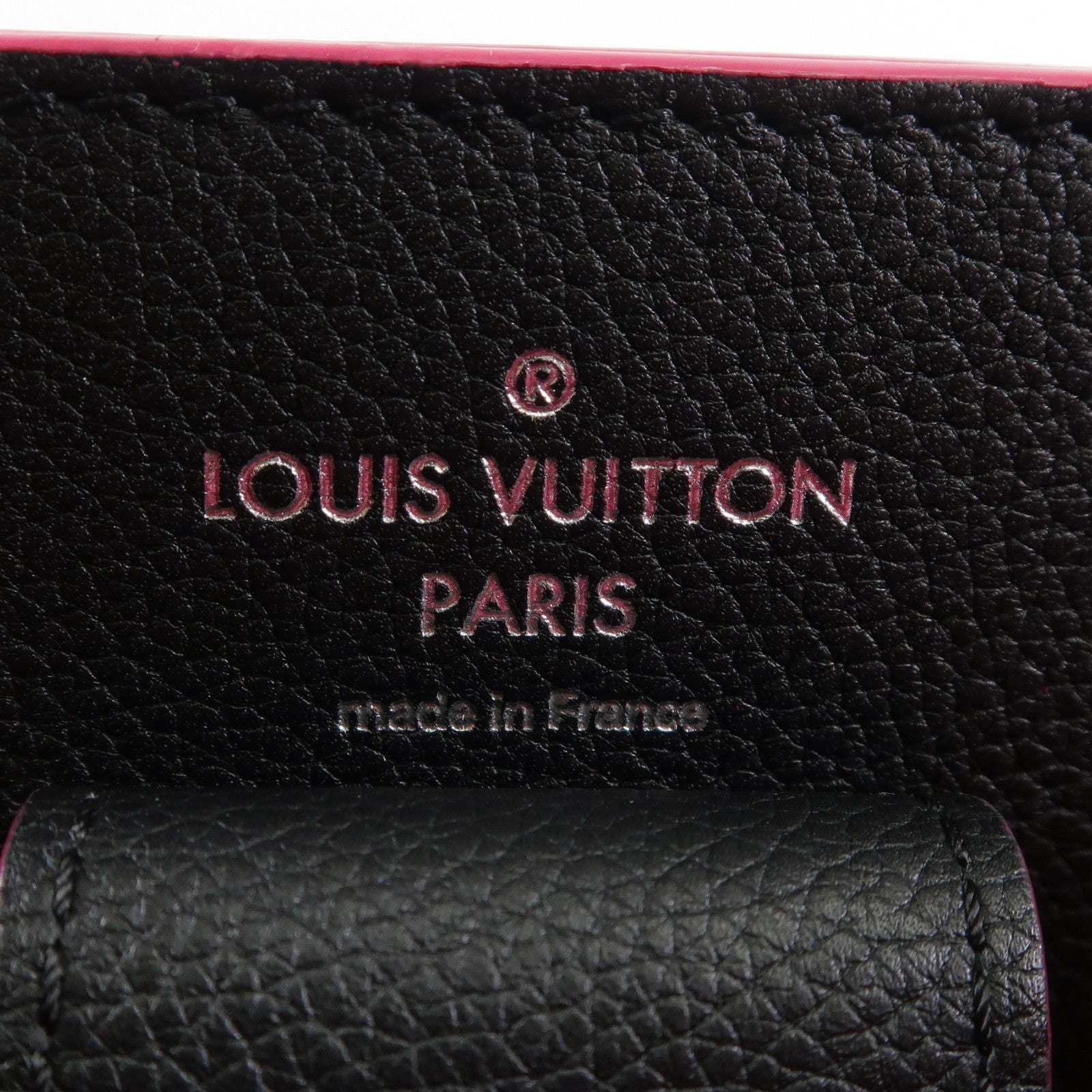 LOUIS VUITTON 牛皮皮革Lockme銀扣肩背袋