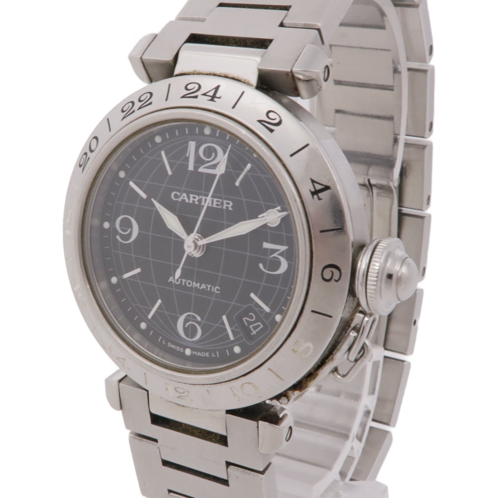 CARTIER Pasha C Meridian GMT 2377