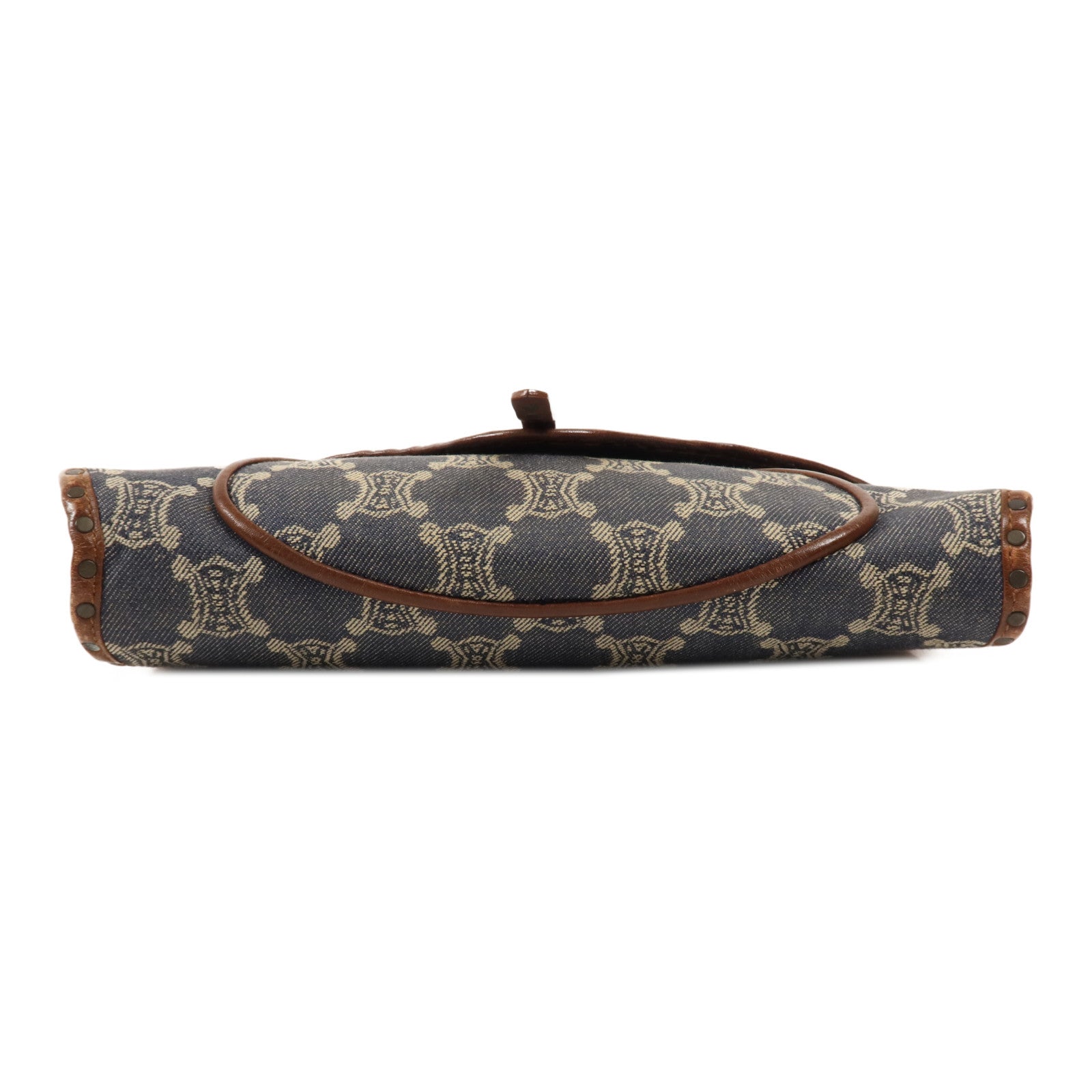 CELINE 帆布Shoulder Bag金扣肩背袋