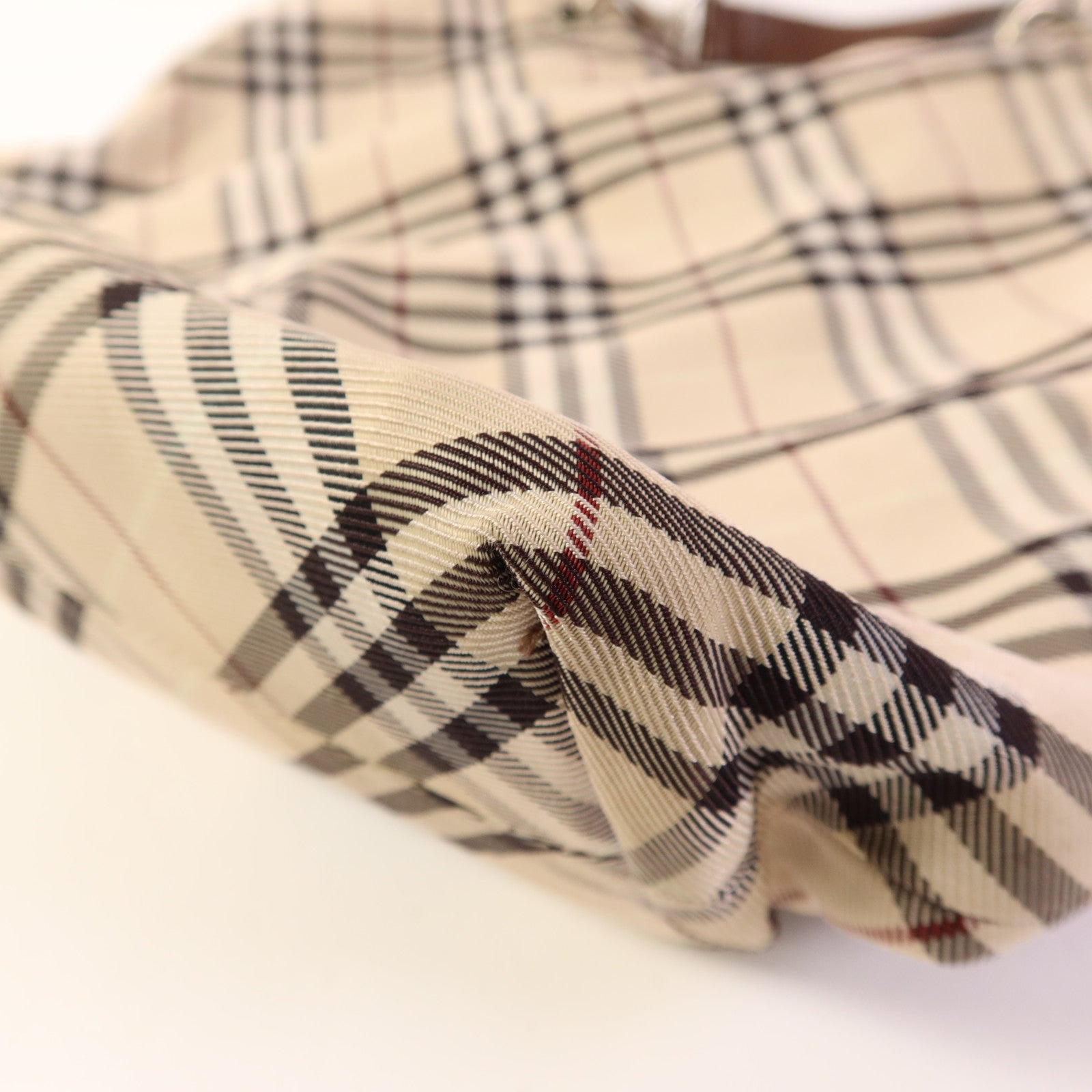 BURBERRY 帆布Shoulder Tote銀扣肩背袋/手挽袋