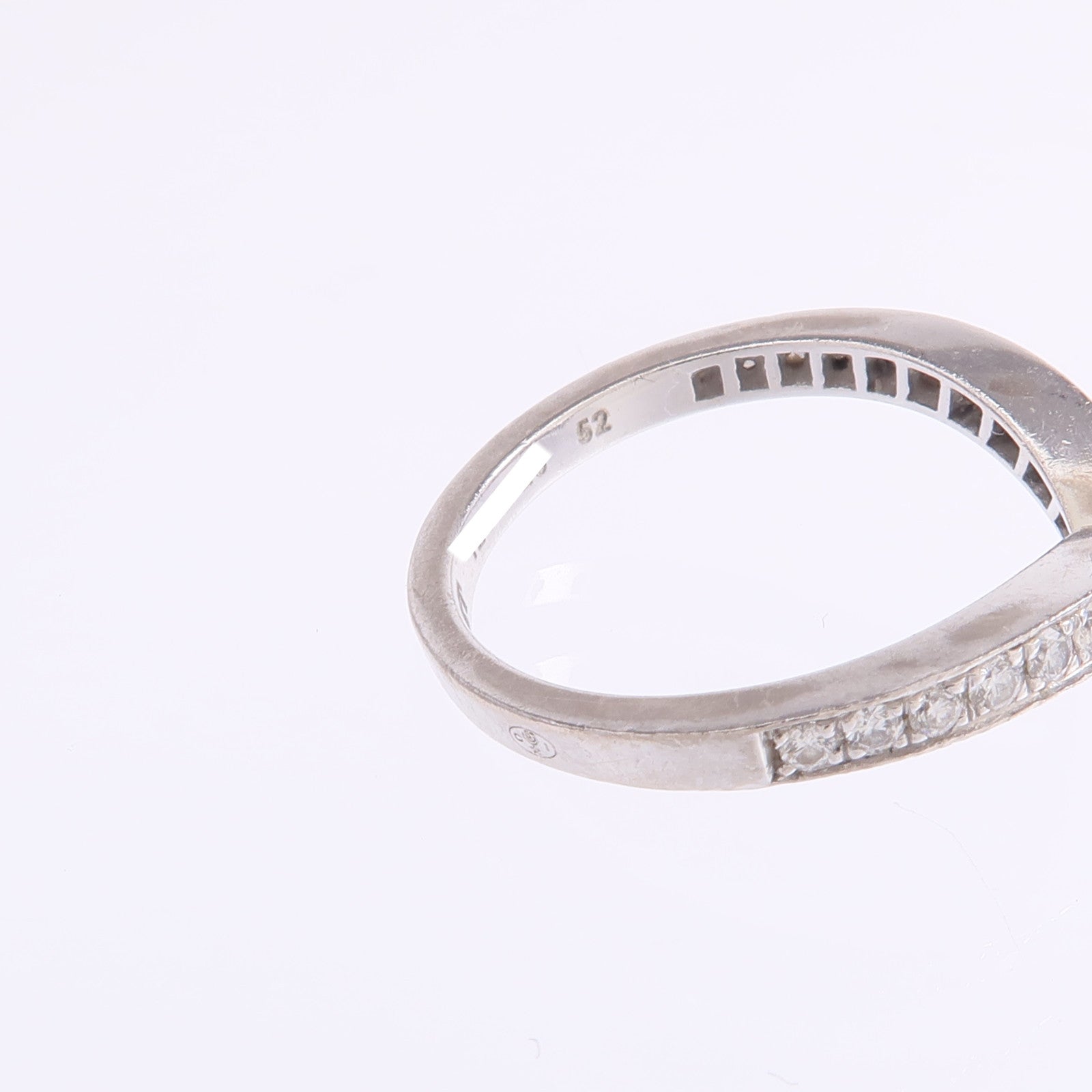 Chaumet 【激減優惠】18K白金Josephine Aigrette鑽石戒指Chaumet#52/US#6