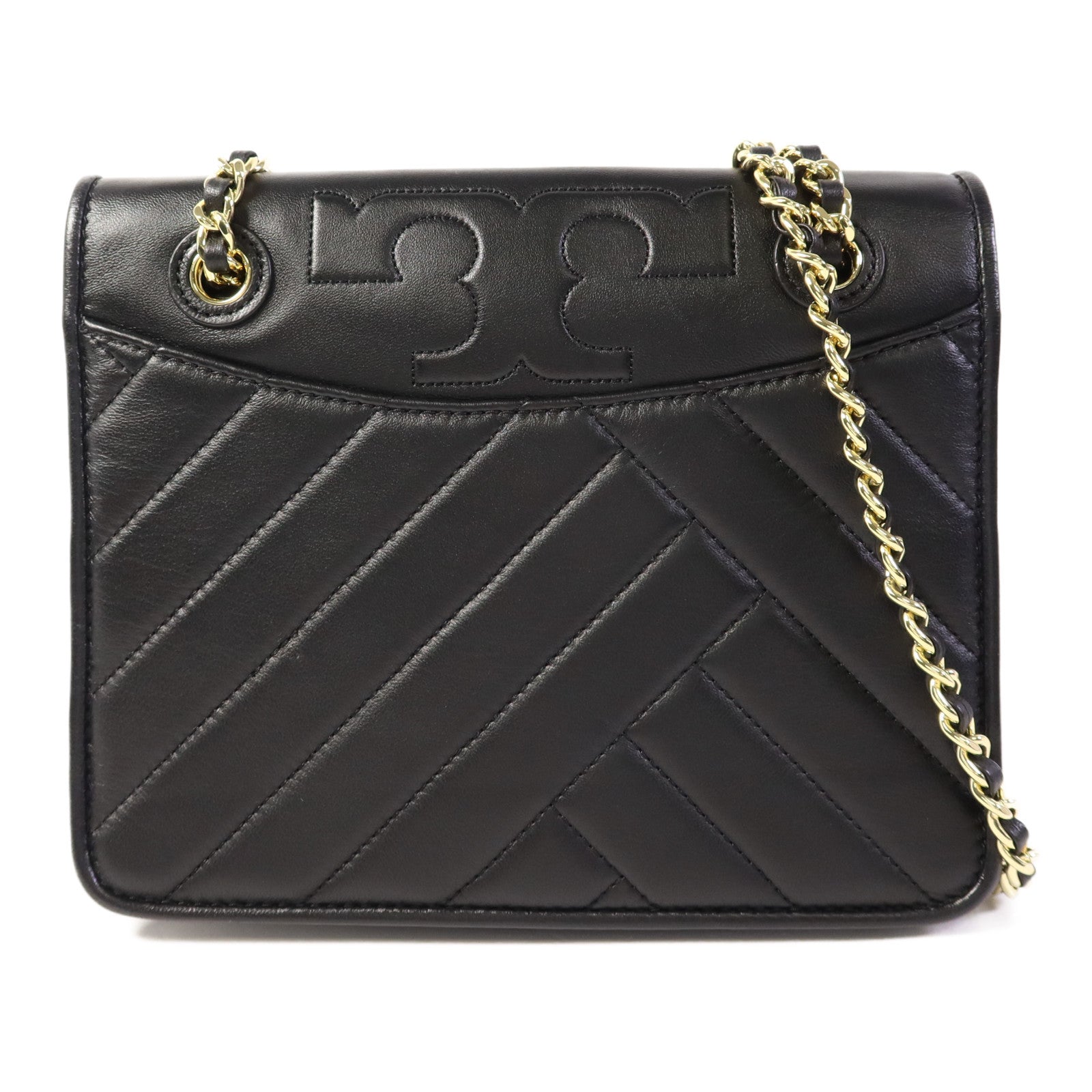 Tory Burch 羊皮皮革Chain Shoulder Bag金扣鏈帶肩背袋