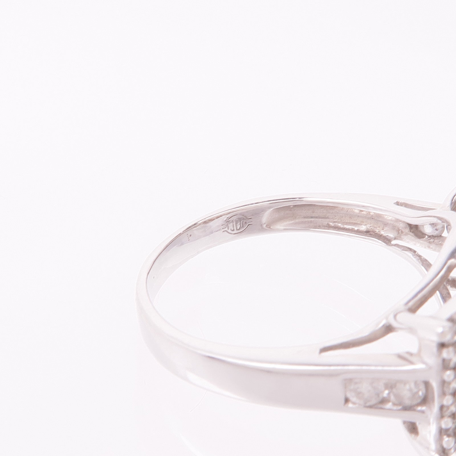 JEWELRY 14K白金Brown Diamond Ring鑽石戒指US#8.25